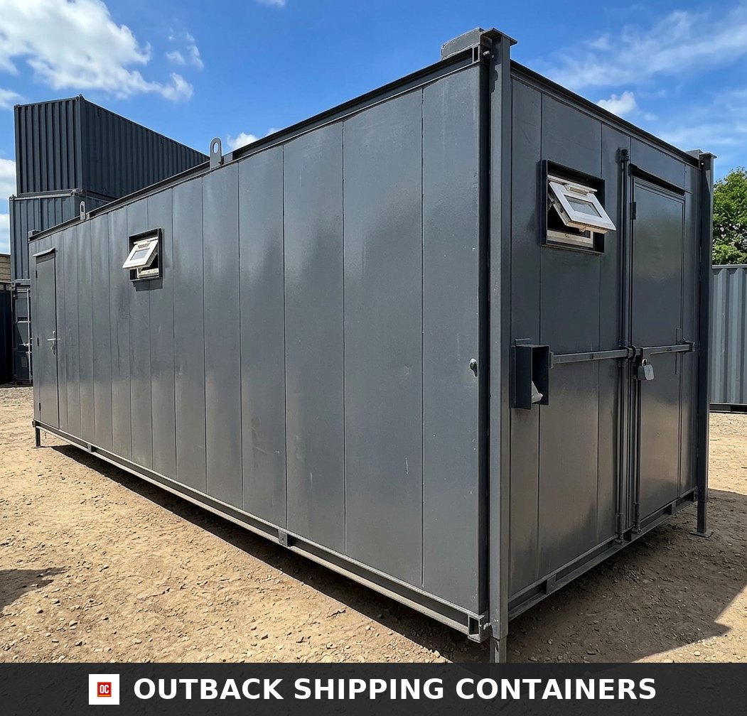 21x8ft for Sale — Interior View | Outback Shipping Containers 21x8ft – Portable Cabin – Canteen / Office – Anti-Vandal Portable Building — 21X8FT — Refurbished (image 5 of 6)
