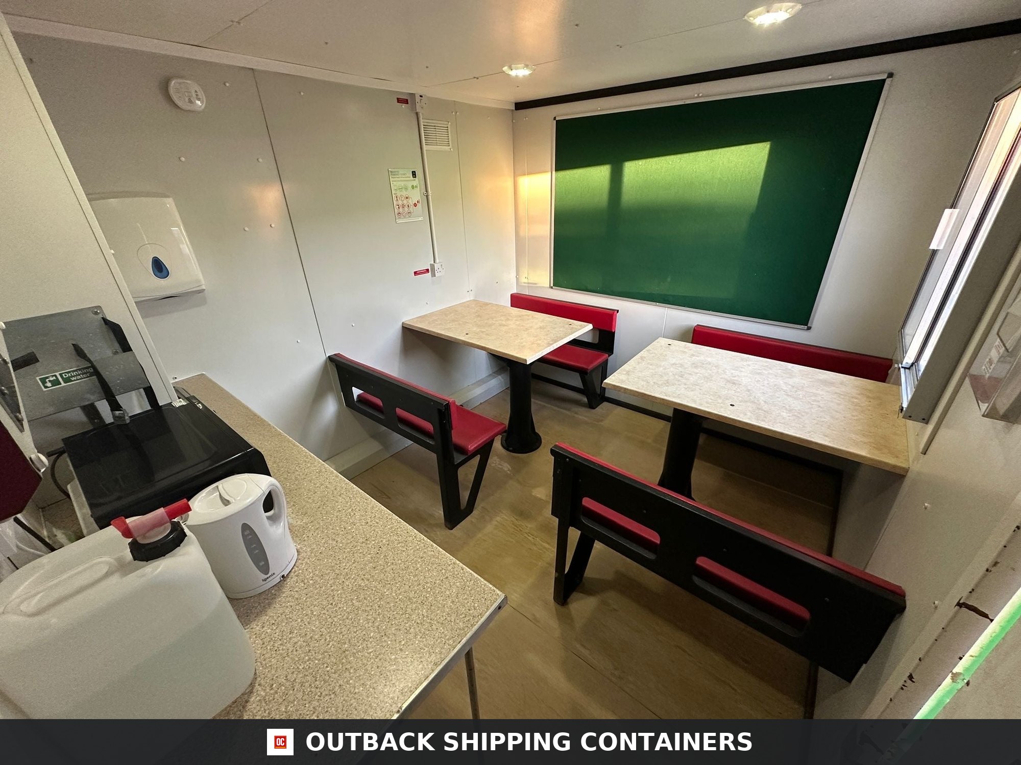 25x9ft for Sale — Corner Casting and Frame Detail | Outback Shipping Containers 25x9ft — Static Welfare Unit — Office, Toilet, Canteen, Drying Room & Generator 6KVA — Welfare — Anti-Vandal — Building Site Accommodation — Portable Anti-Vandal - image 10