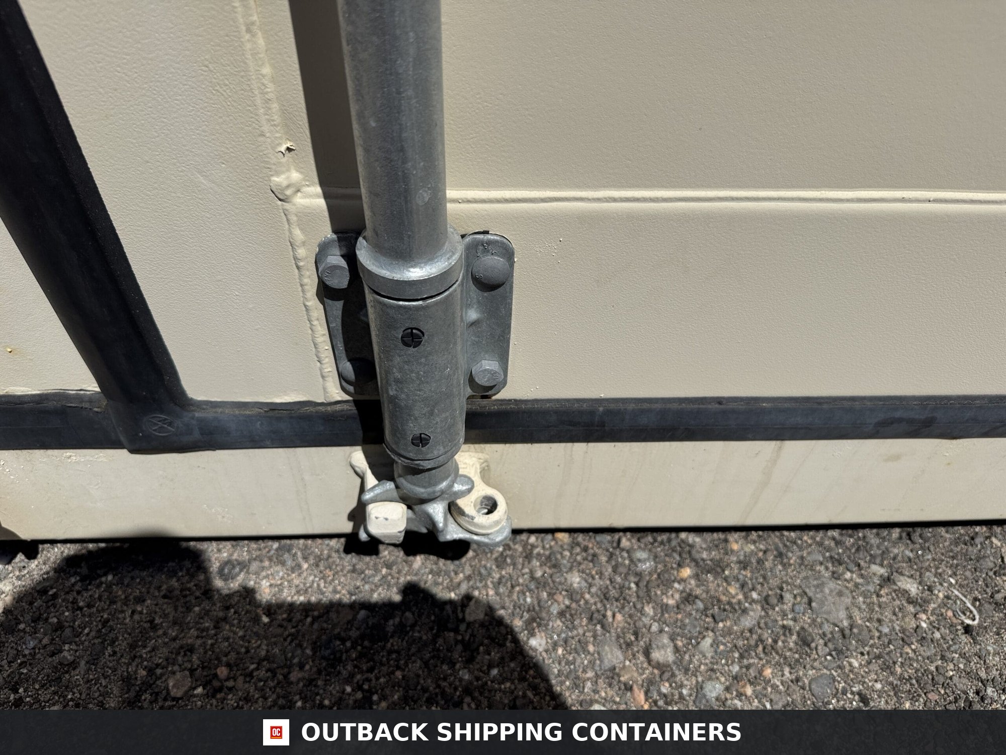 20ft Used Shipping Container – Wind & Watertight – Beige — 20ft — used (image 6 of 12)