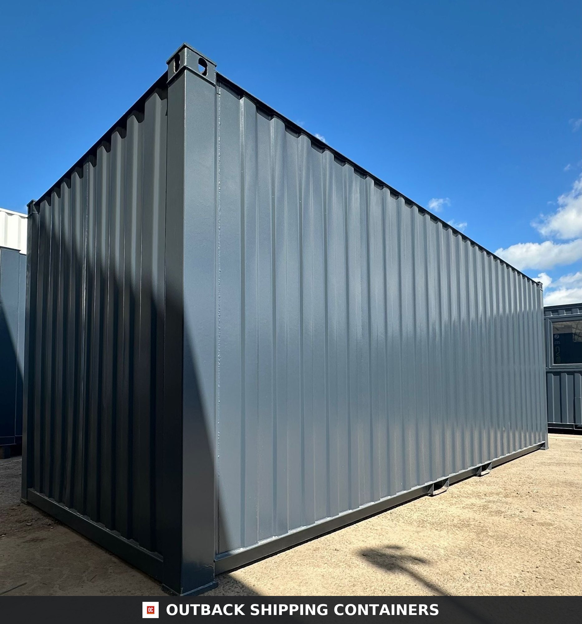21ft x 8ft Anti-Vandal Secure Store — Door and Entry Detail | Outback Shipping Containers 21ft x 8ft Anti-Vandal Secure Store — Portable Storage Container — gallery view 7