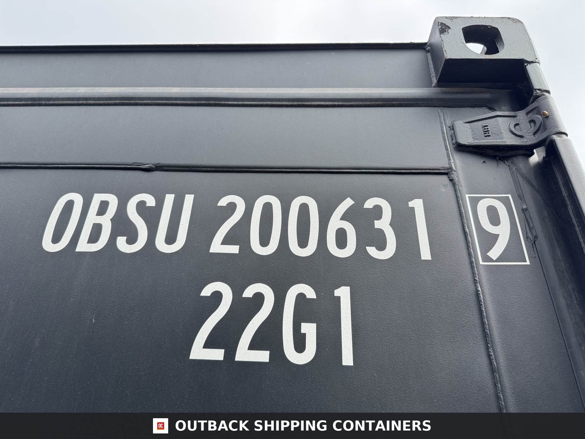20ft New Shipping Container – Wind & Watertight – Black — 20ft — new (image 2 of 12)