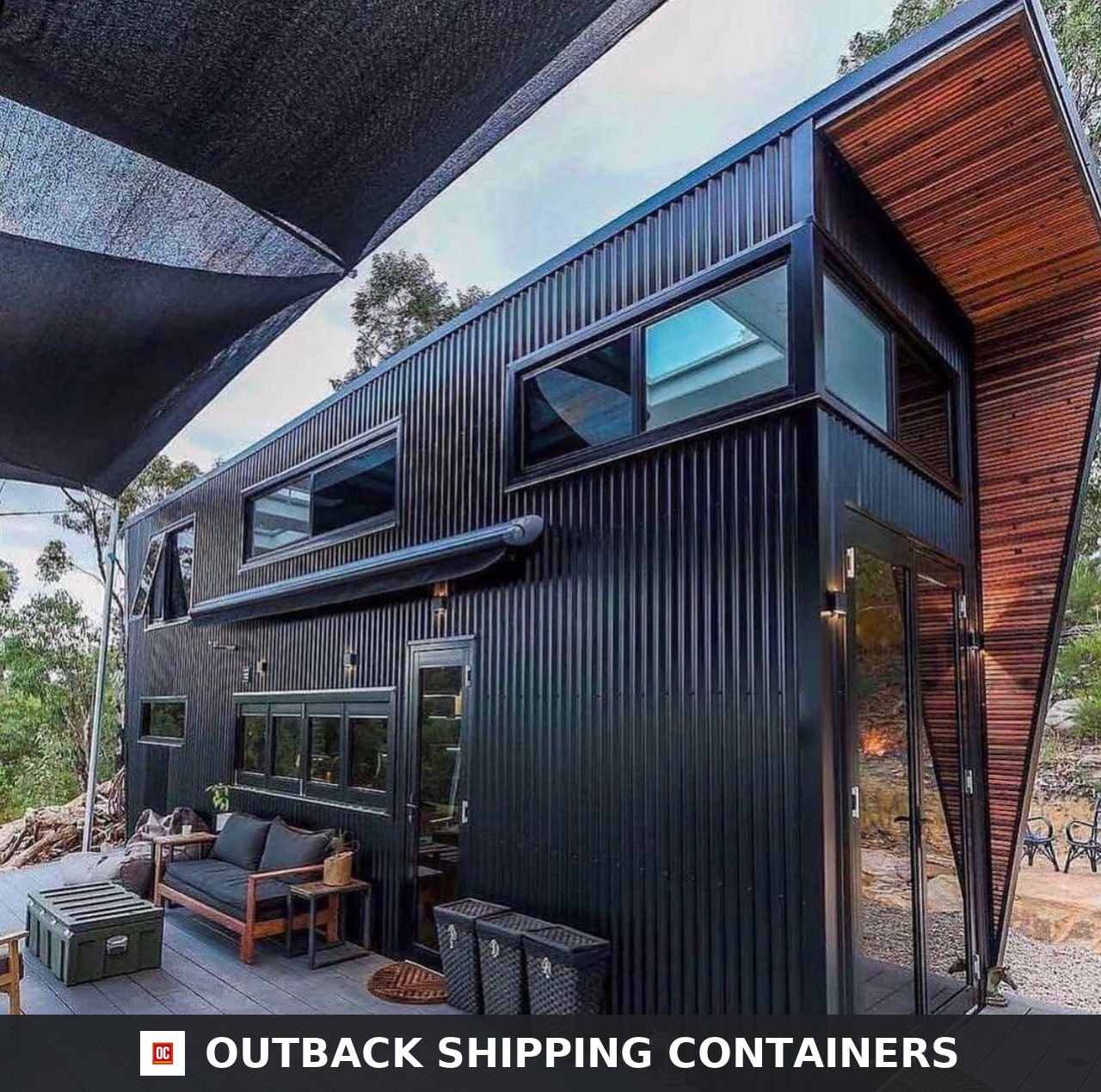 Luxury 1BHK Duplex Container Home with Spacious Outdoor Deck, Fully Furnished Modern Tiny House, Prefab Steel Family Home — 20ft — new…