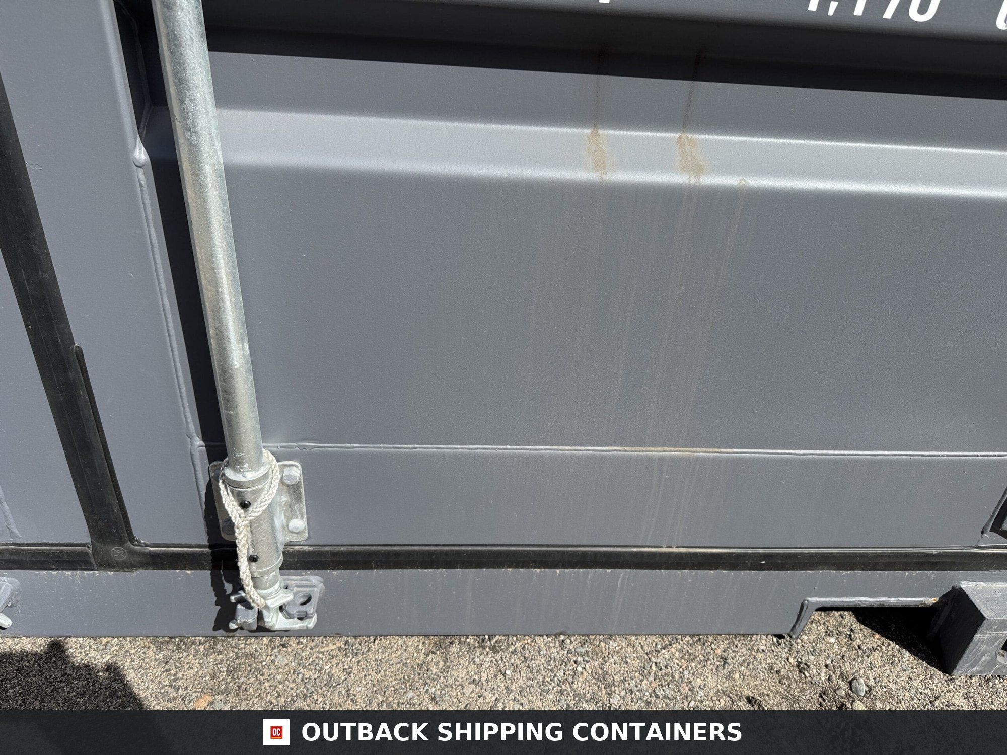 20ft New Shipping Container – Wind & Watertight – Gray — 20ft — new (image 7 of 12)