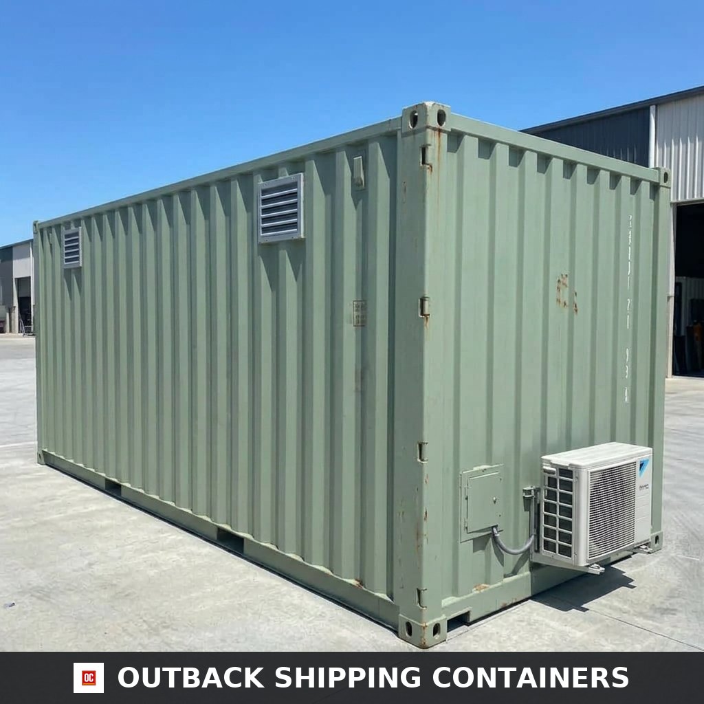 Modified 20FT container office with Glass door & AC for Sale — Interior View Modified 20FT container office with Glass door & AC — 20ft — new (image 5 of 6)