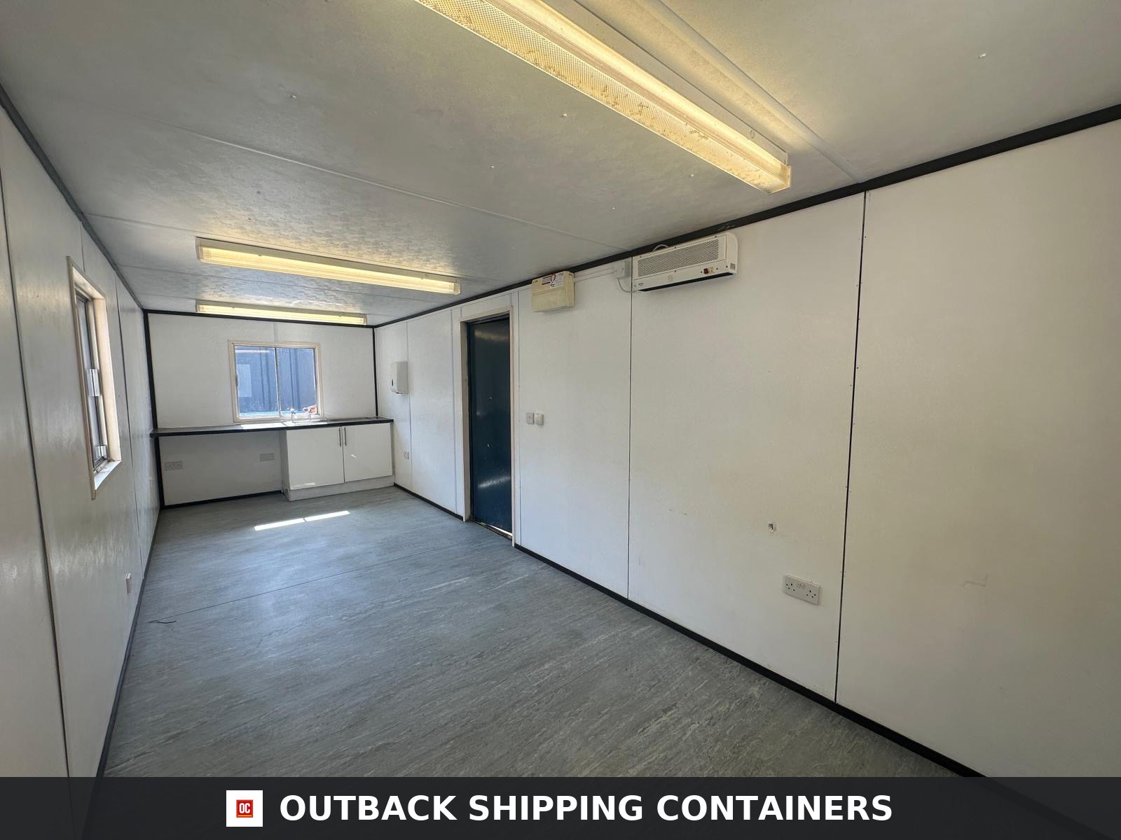24x9ft for Sale — Interior Detail | Outback Shipping Containers 24x9ft — Office / Canteen — Building Site Accommodation — Portable Anti-Vandal - image 6