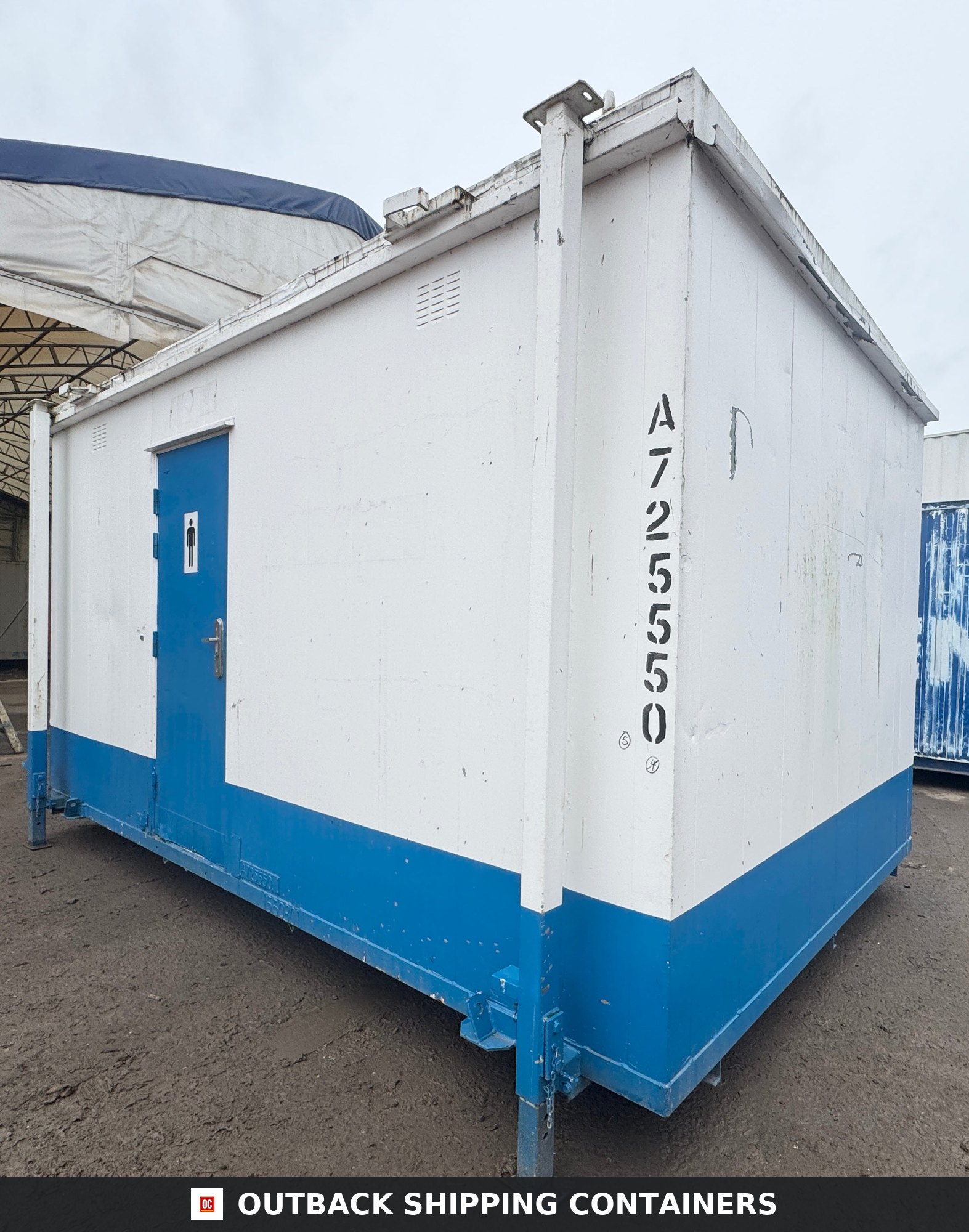 16 x 9 ft for Sale — Interior View | Outback Shipping Containers 16 x 9 ft — 3+1 Toilet Block — Building Site Accommodation — Portable Anti-Vandal Cabin - image 4