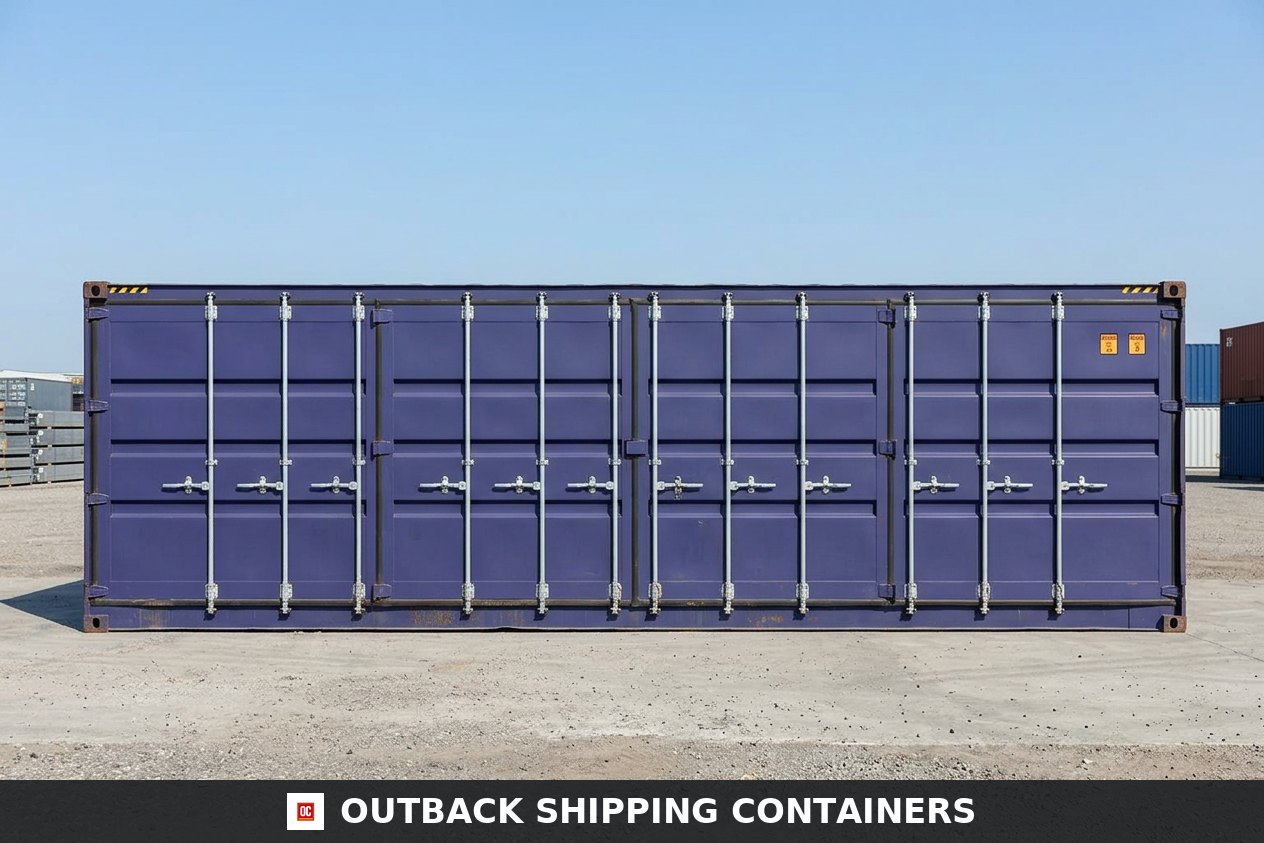 40Ft Full Side Access Container High Cube (9′ 6″ High) — 40ft — new — storage containers (image 6 of 6)