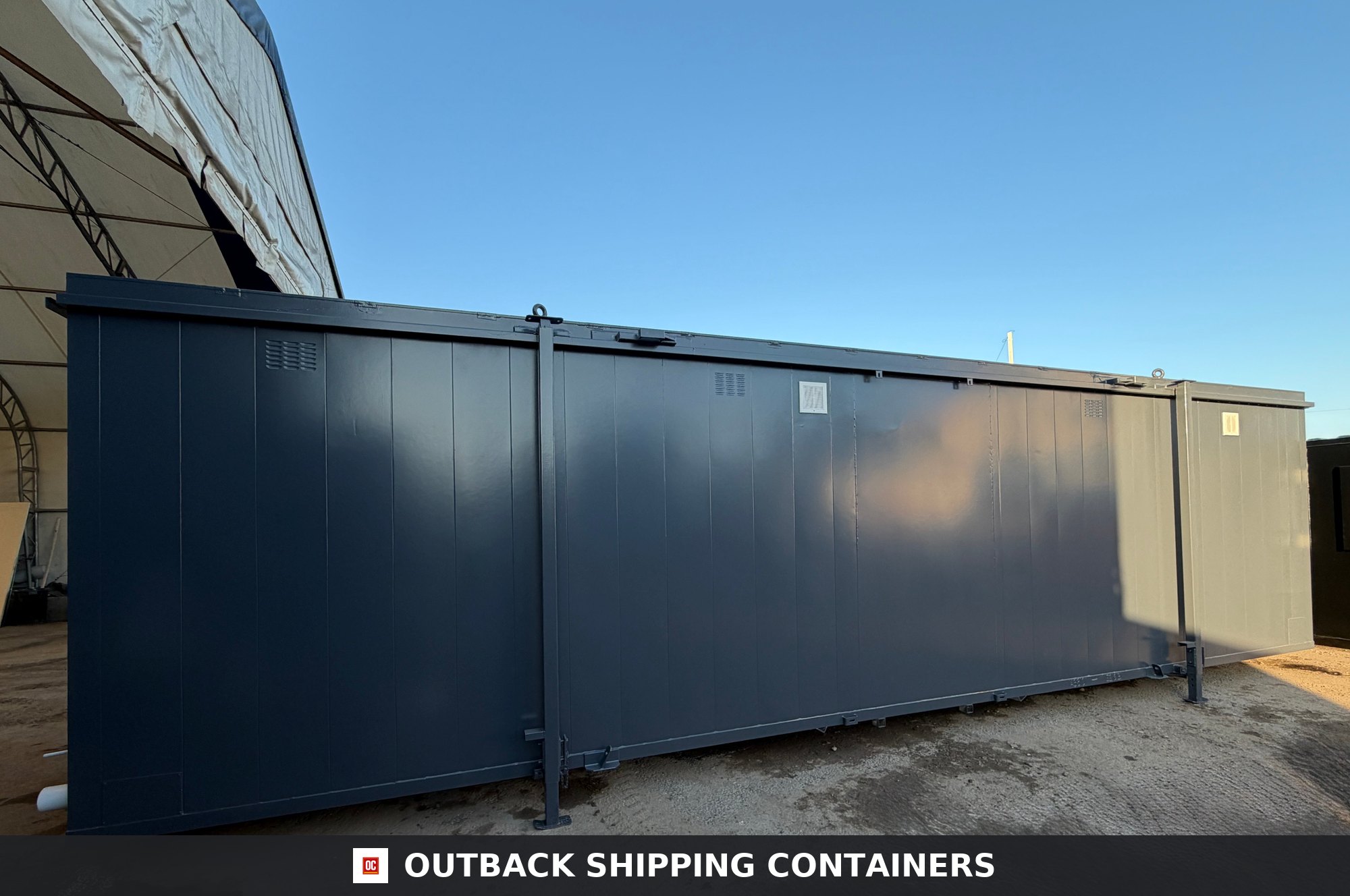 32x10ft for Sale — Window and Shutter Detail | Outback Shipping Containers 2 3 4 5 6 7 32x10ft — CUSTOM — image 8 of 15