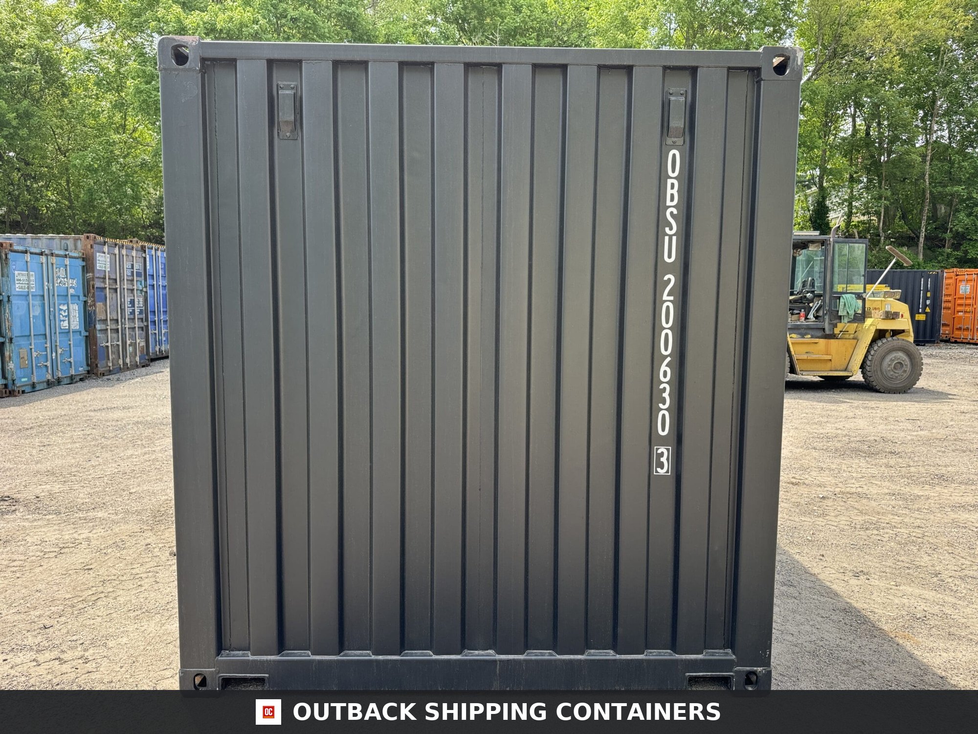 20ft New Shipping Container – Wind & Watertight – Black — 20ft — new (image 10 of 12)