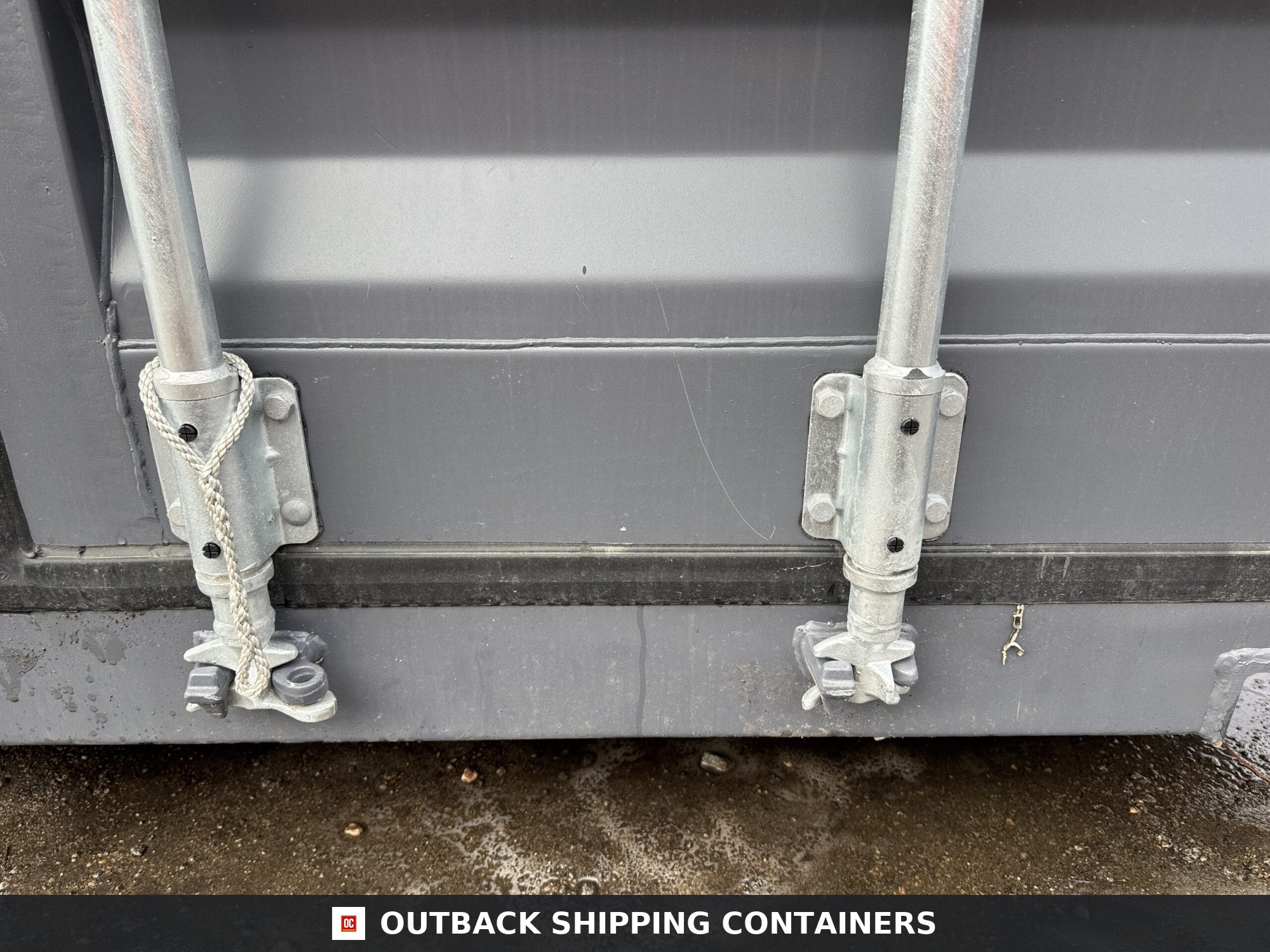 40ft New High Cube Shipping Container – Wind & Watertight – Dk Gray — 40ft — new (image 7 of 12)