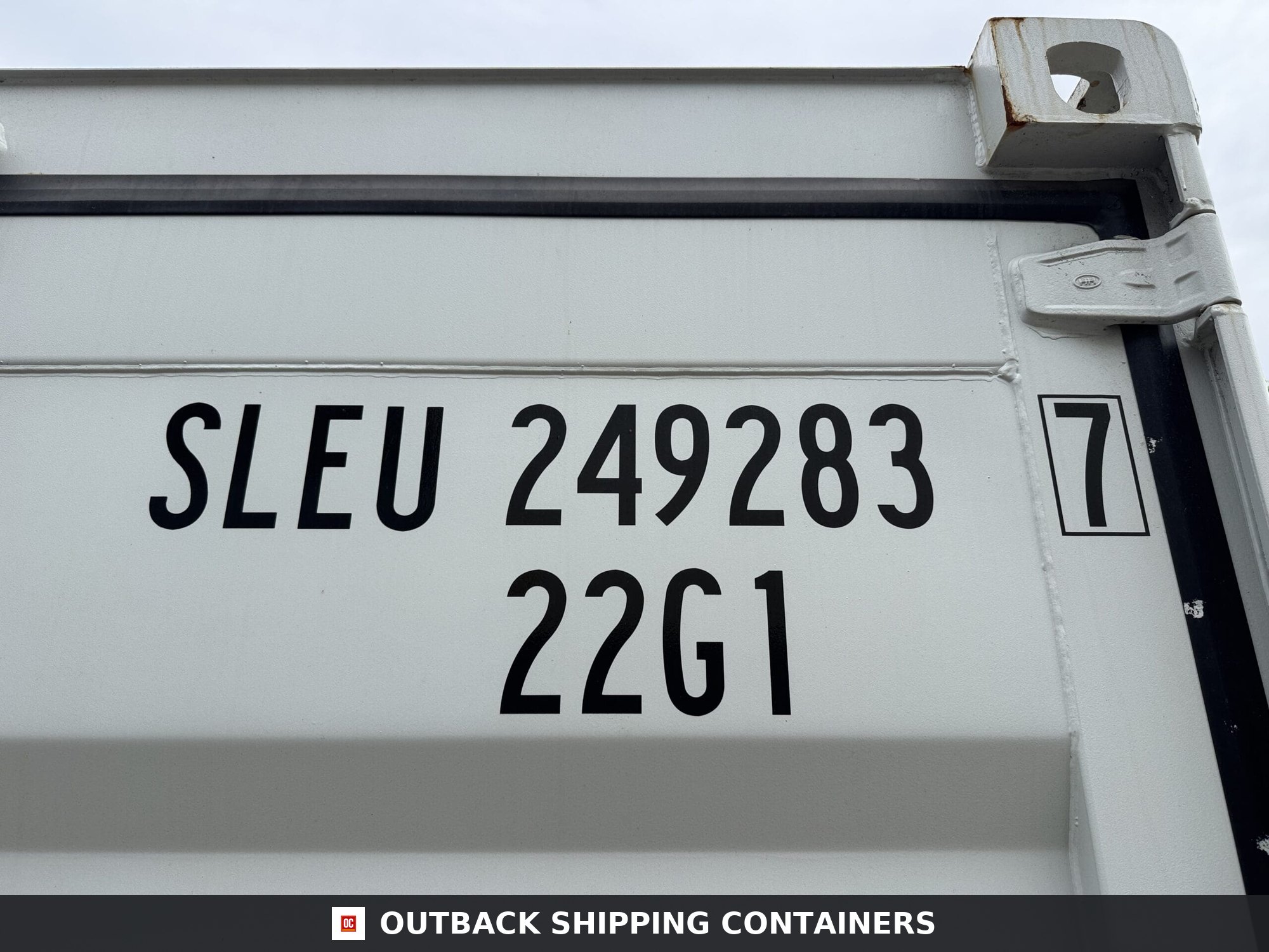 20ft New Shipping Container – Wind & Watertight – Gray — 20ft — new (image 2 of 12)