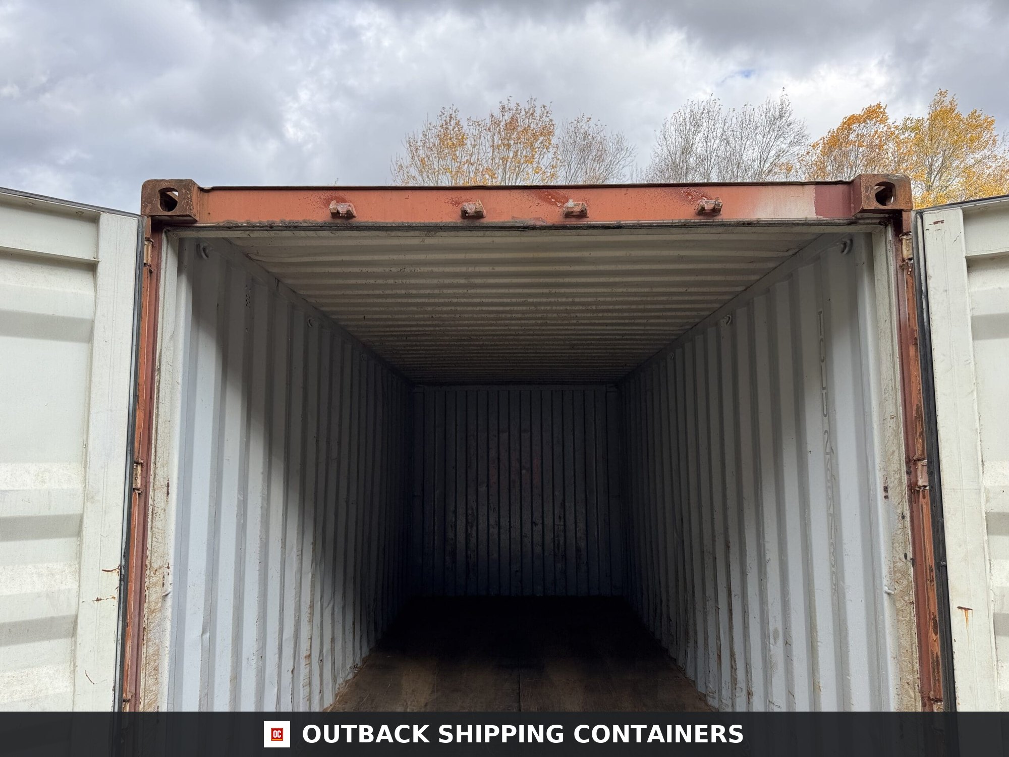 20ft Used Shipping Container – Wind & Watertight – Red — 20ft — used (image 5 of 12)