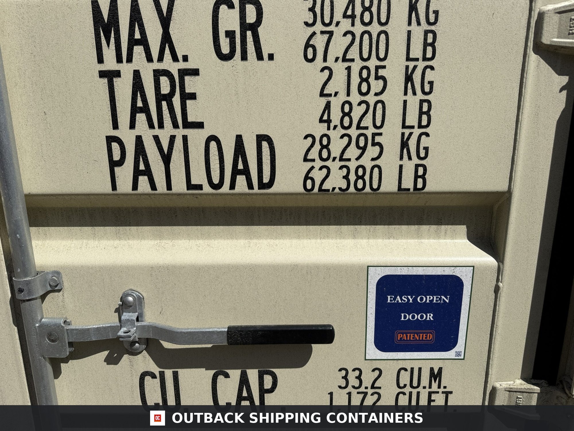 20ft New Shipping Container – Wind & Watertight – Beige — 20ft — new (image 8 of 12)