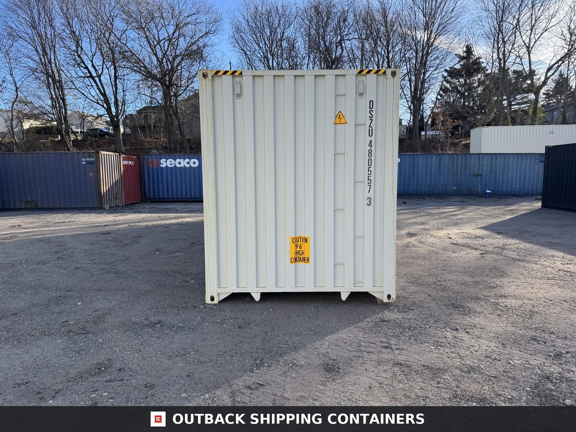 40ft New High Cube Shipping Container – Wind & Watertight – Gray — 40ft — new (image 10 of 12)