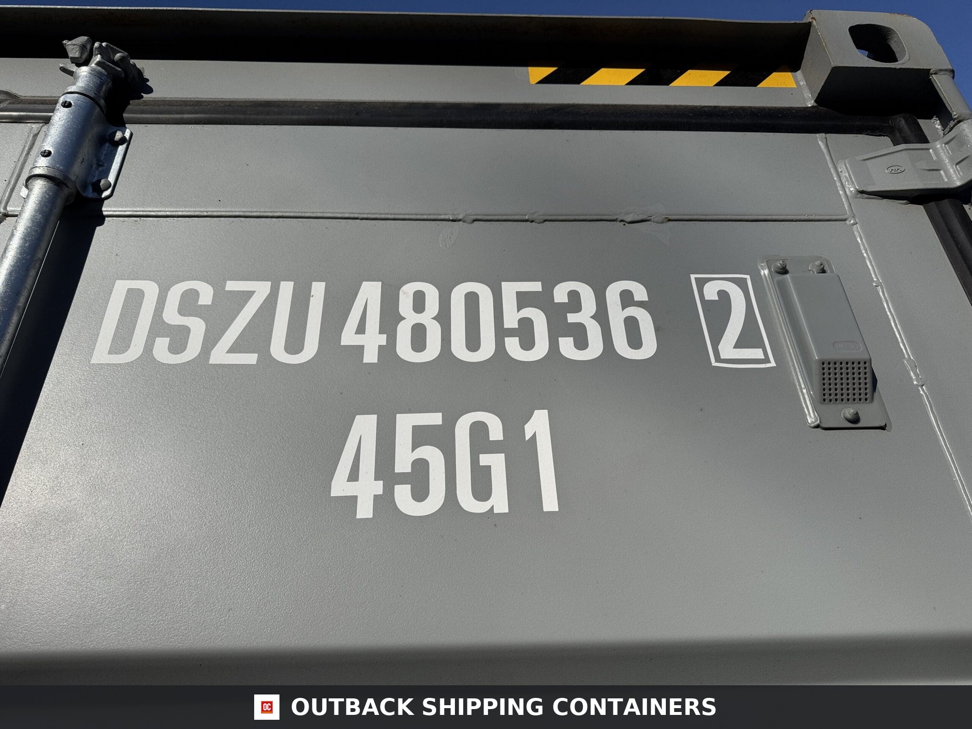40ft New High Cube Shipping Container – Wind & Watertight – Gray — 40ft — new (image 2 of 12)