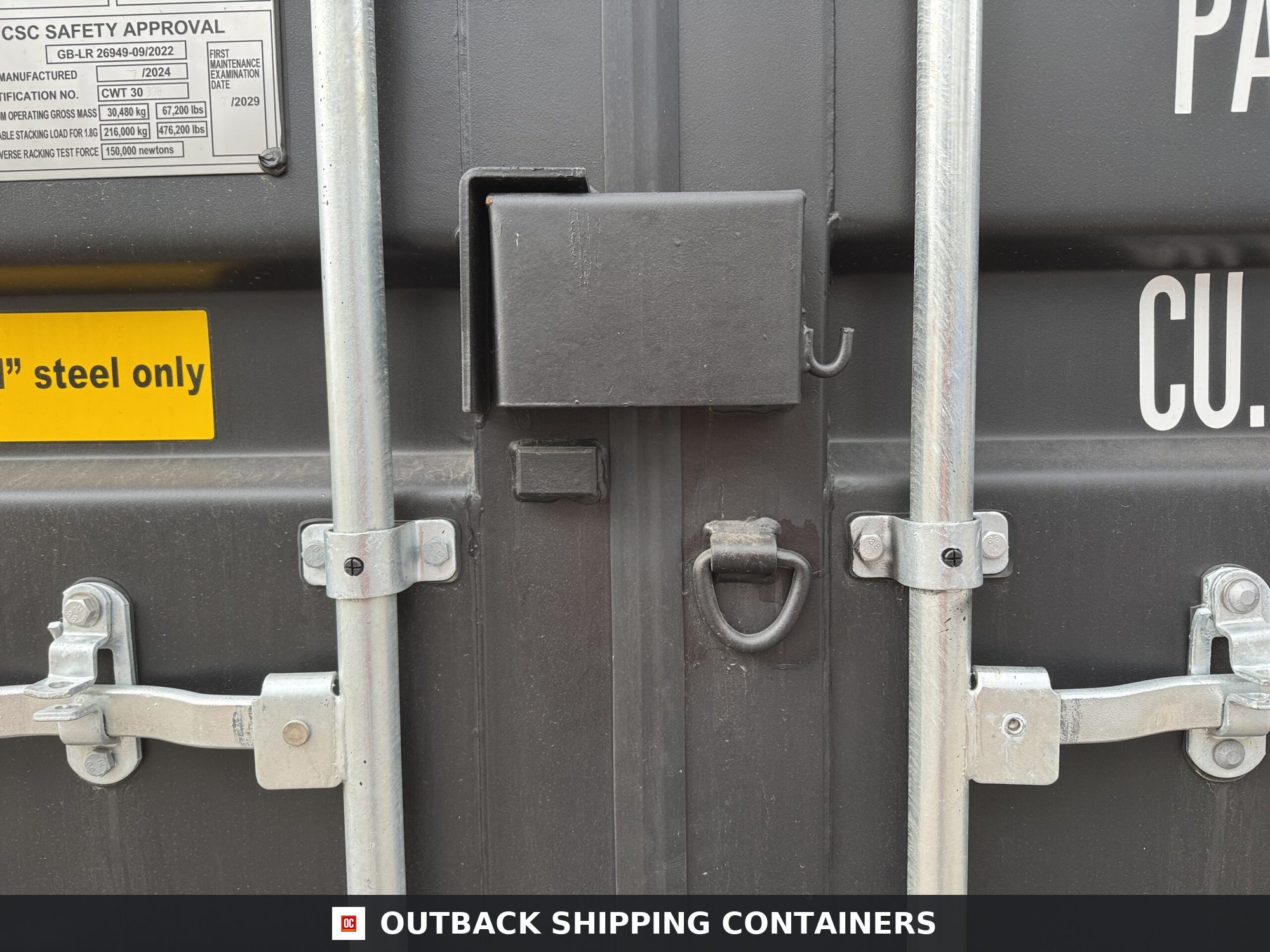 20ft New Shipping Container – Wind & Watertight – Black — 20ft — new (image 5 of 12)