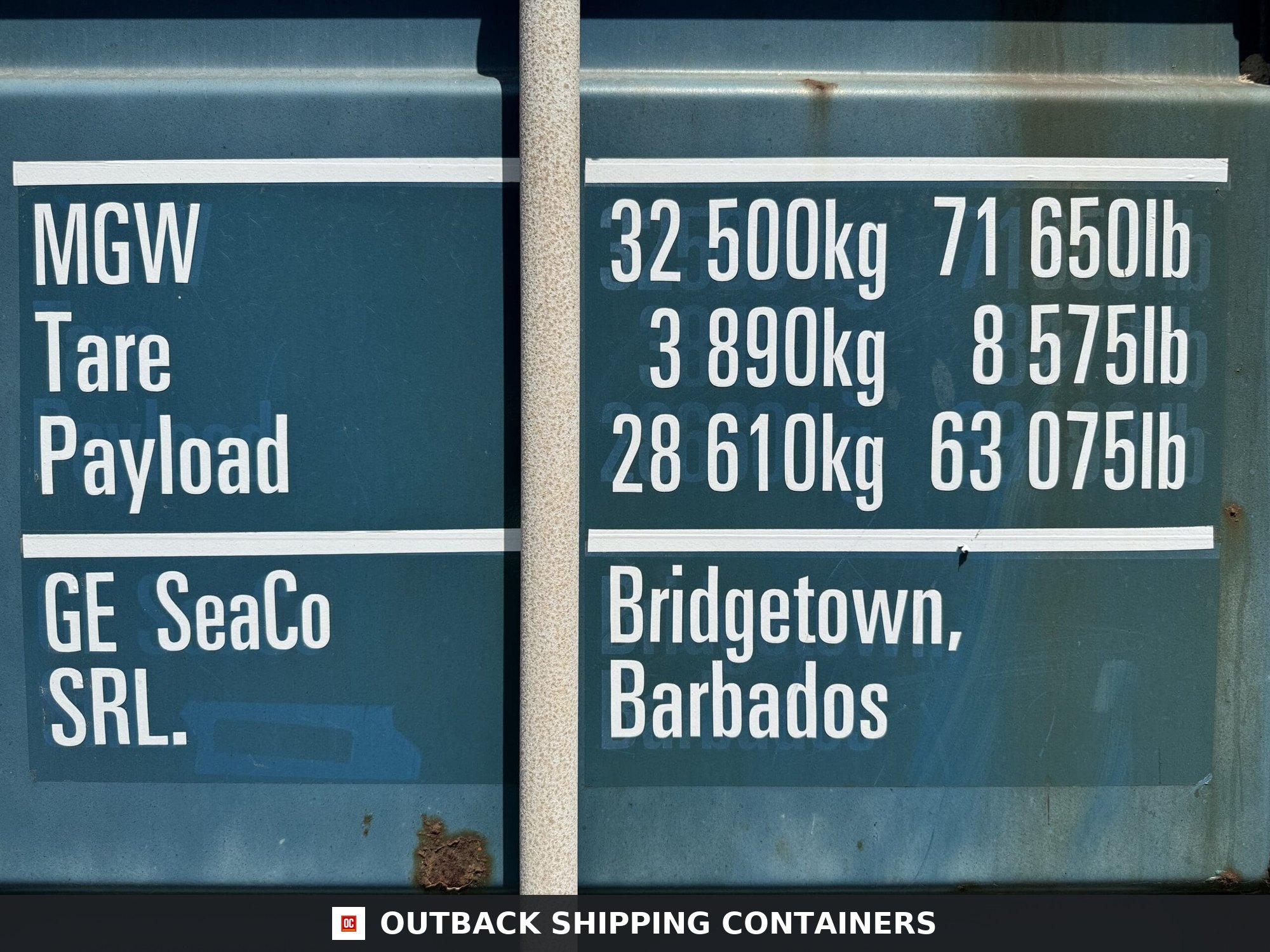 40ft Used High Cube Shipping Container – Wind & Watertight – Blue — 40ft — used (image 4 of 12)