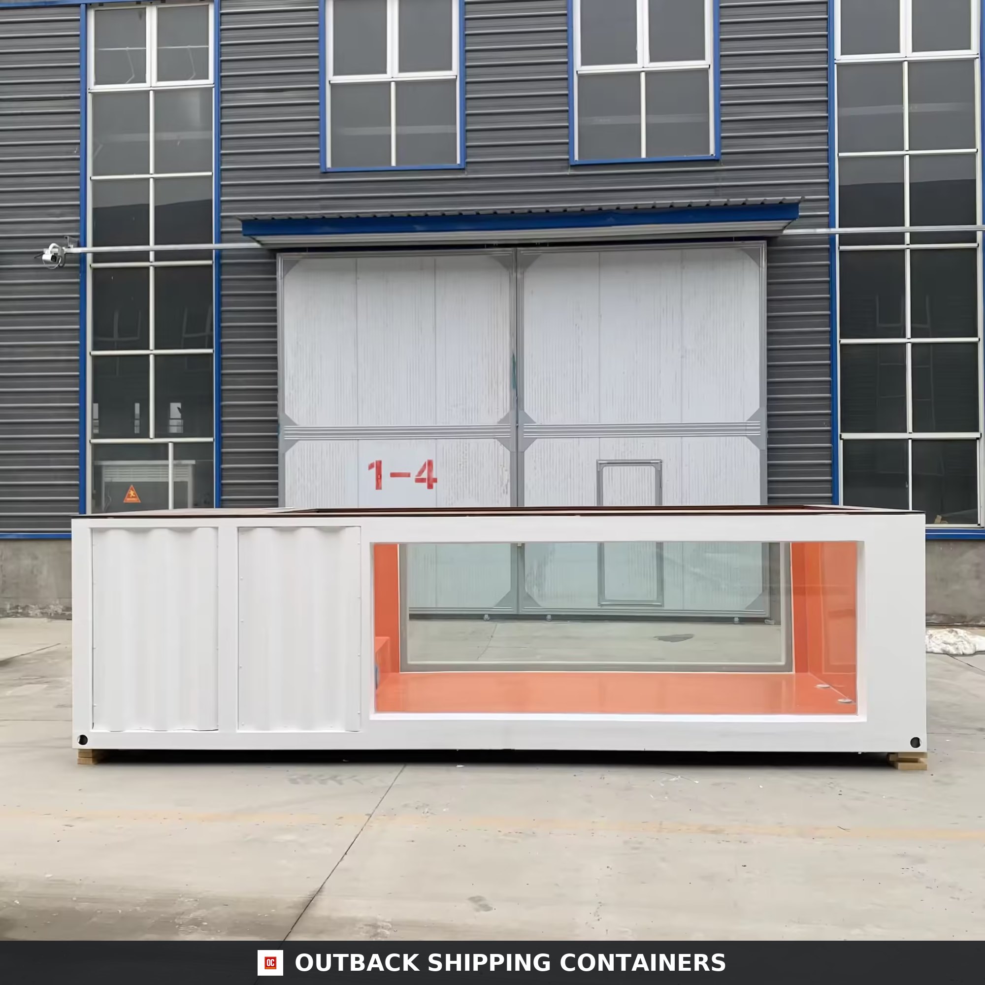 20ft Container Swimming Pool With Fiber Glass Window for Sale — Side Profile View 20ft Container Swimming Pool With Fiber Glass Window — 20ft — new (image 2 of 6)