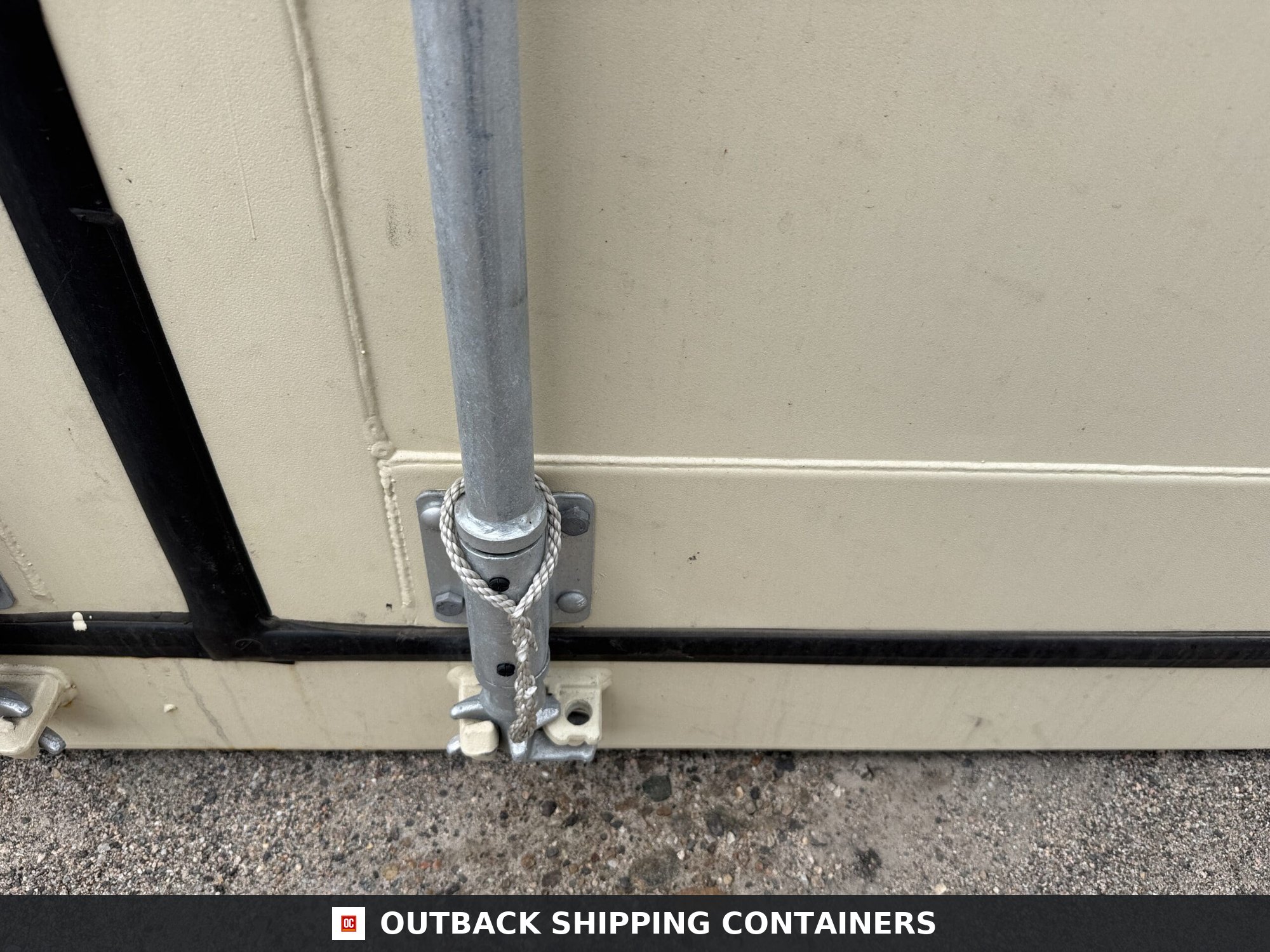 40ft New High Cube Shipping Container – Wind & Watertight – Beige — 40ft — new (image 7 of 12)