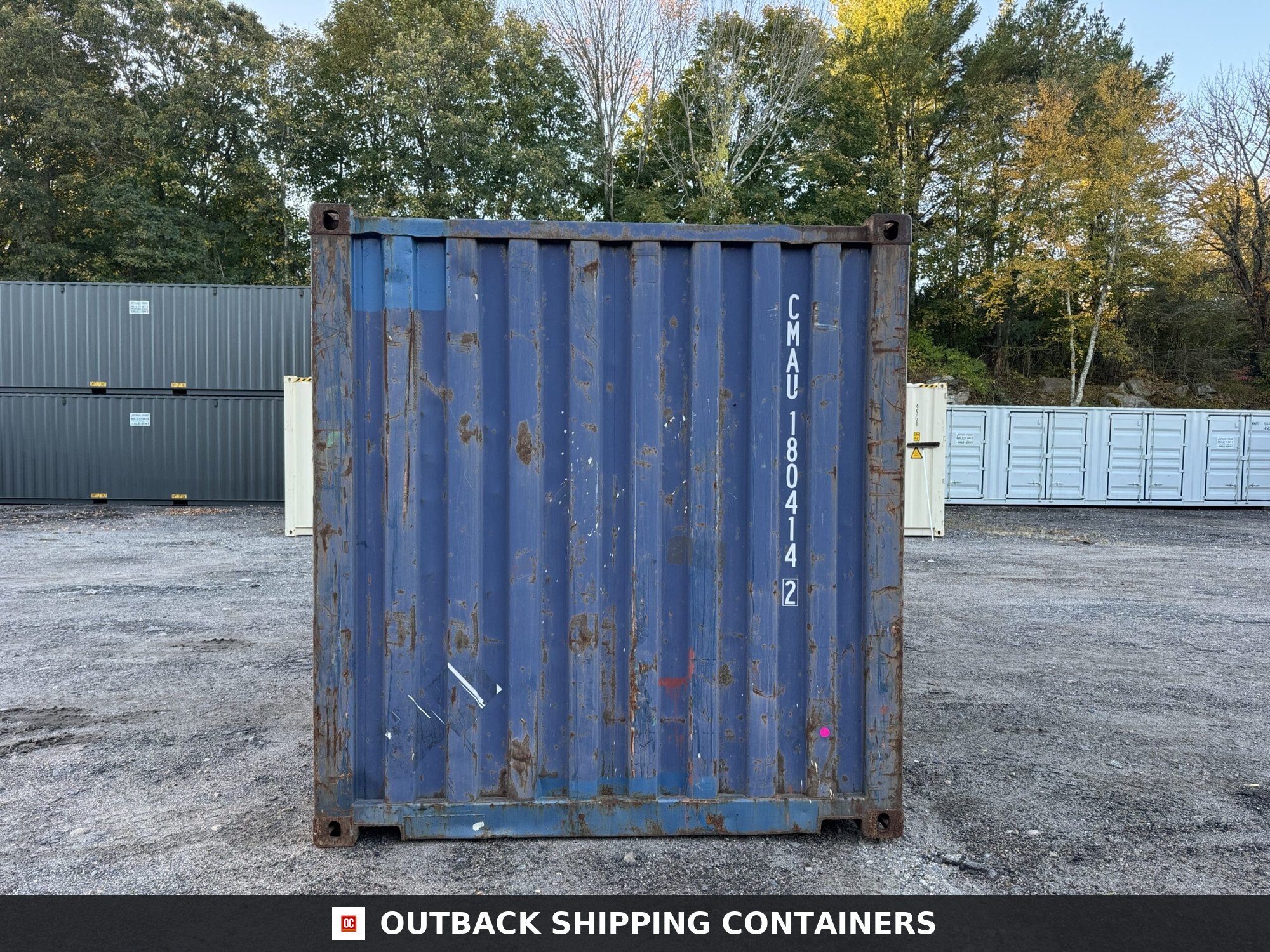 20ft Used Shipping Container – Wind & Watertight – Blue — 20ft — used (image 10 of 12)