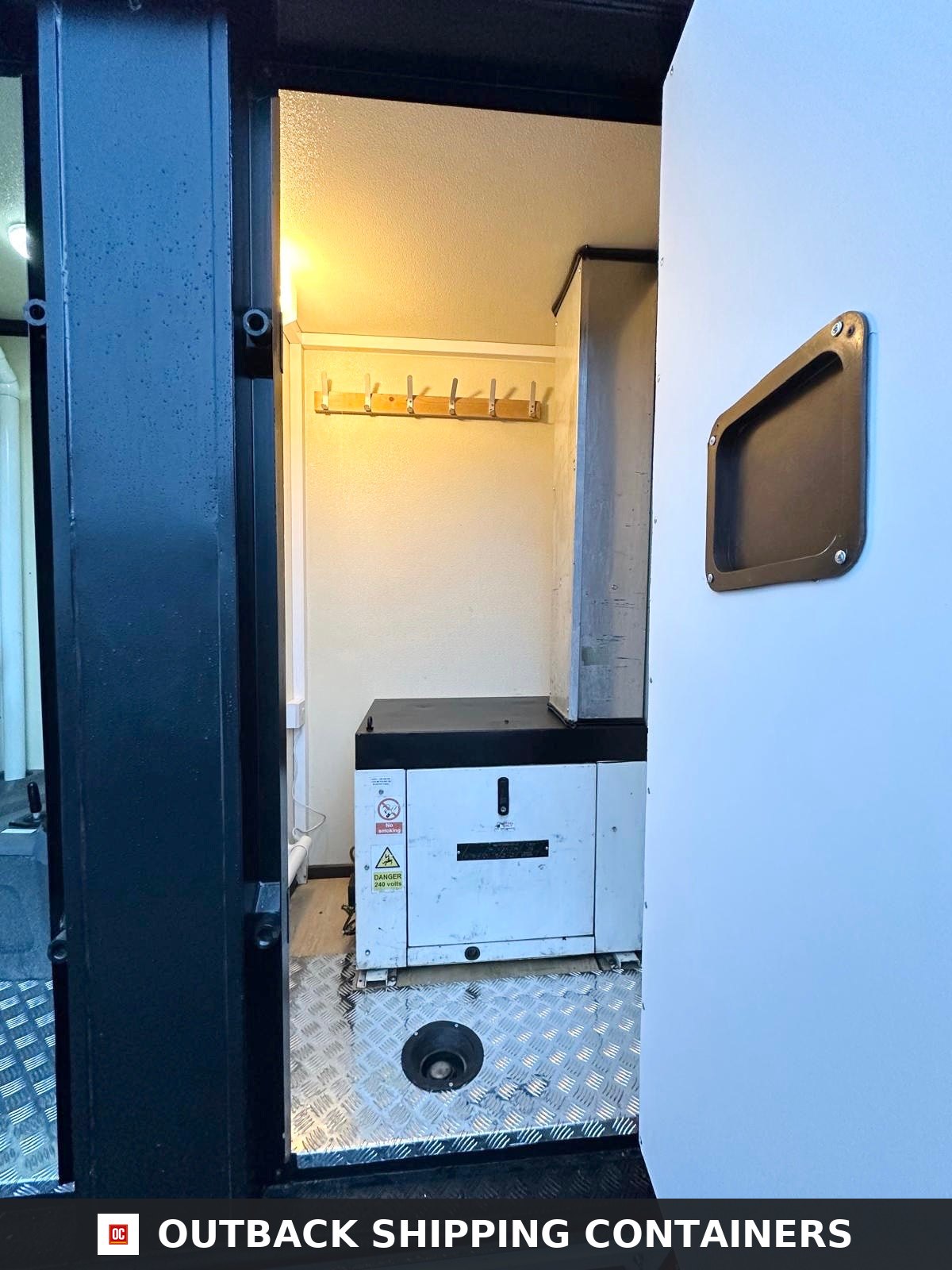 Groundhog Towable Mobile Welfare | Towable Toilet & Canteen | Self — Window and Shutter Deta 3 Groundhog Towable Mobile Welfare | Towable Toilet & Canteen | Self contained Cabin | GP 360 | No 1342