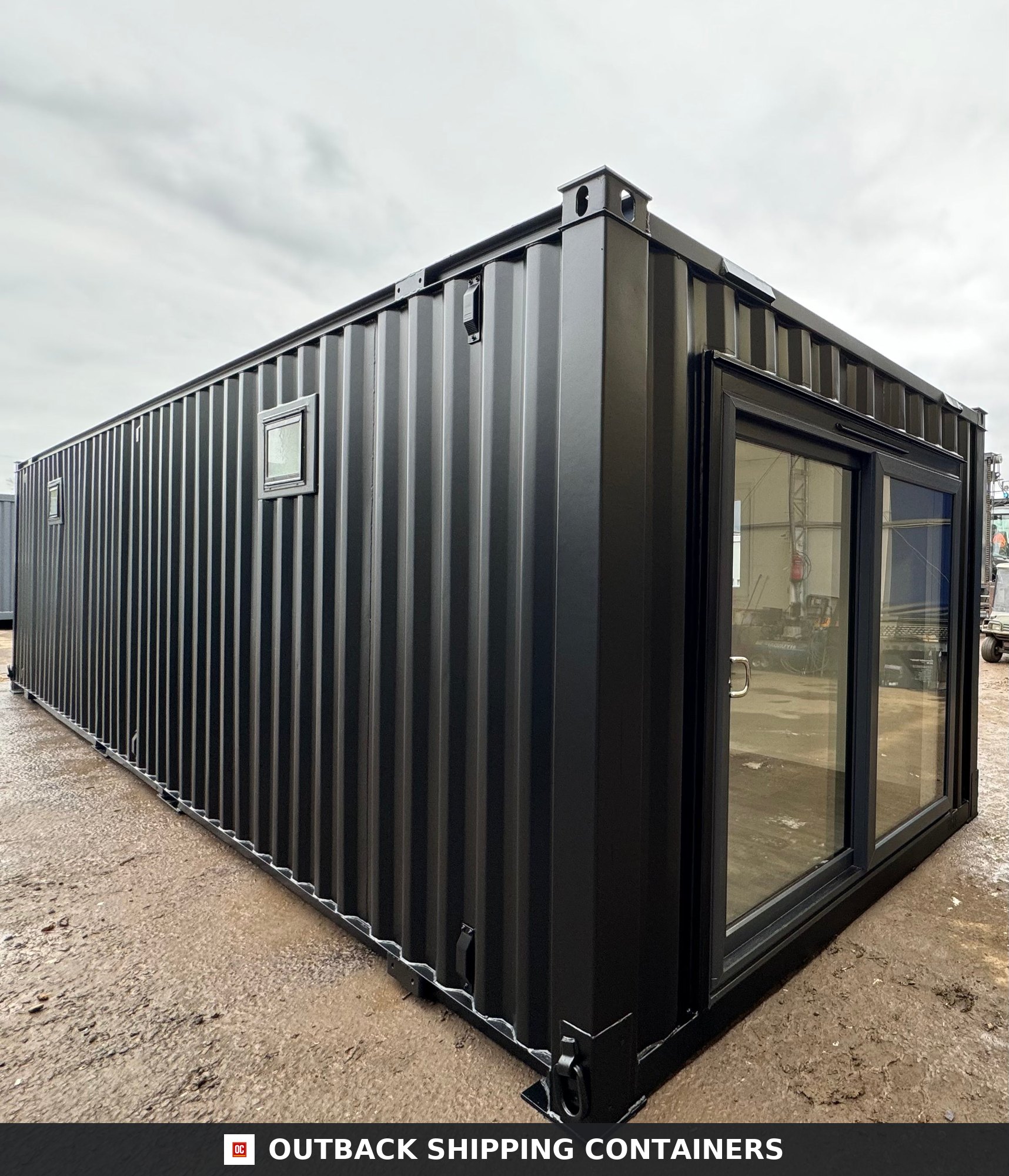 32x10ft for Sale — Corner Casting and Frame Detail | Outback Shipping Containers 32x10ft — CUSTOM Cabin — image 10 of 15