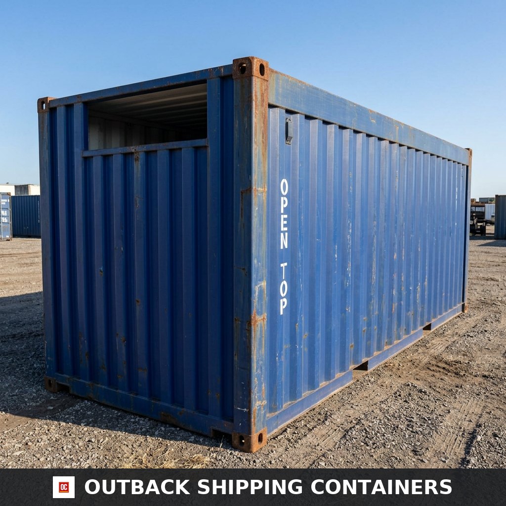20Ft X 8Ft Used Shipping Container Open Top — 20ft — used — storage containers (image 5 of 6)