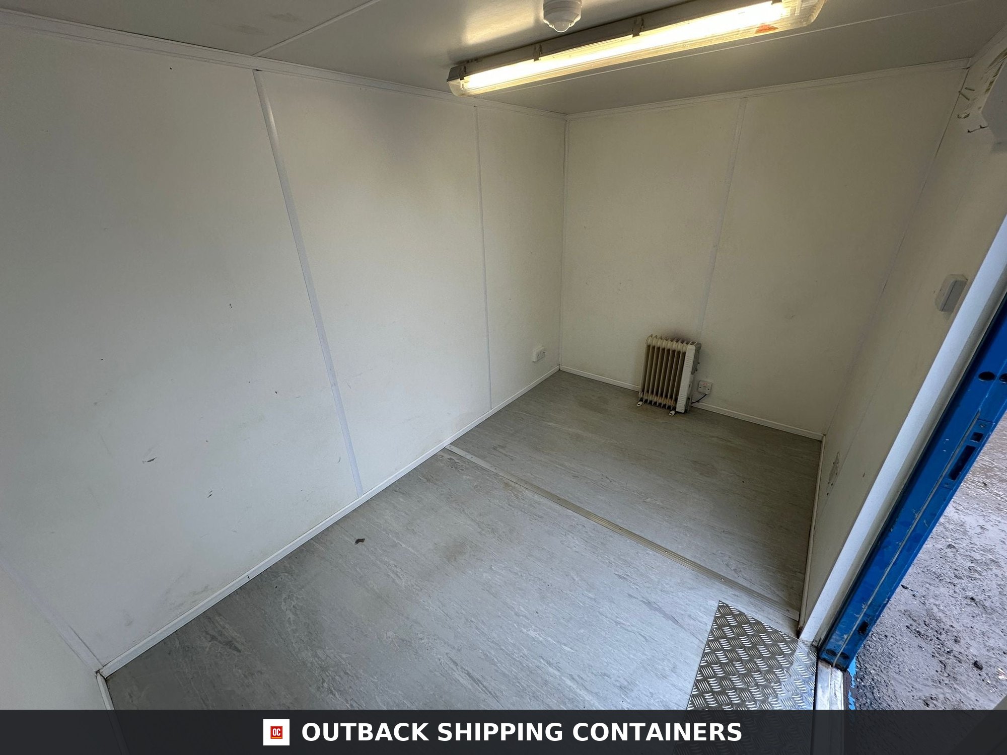 12 x 8 ft for Sale — Interior View | Outback Shipping Containers 12 x 8 ft — Canteen / Office — Building Site Accommodation — Portable Anti-Vandal Cabin - image 4