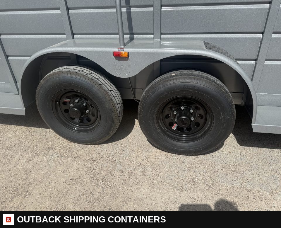 2026 WW AA 6X16 Livestock Stock Combo Trailer — Interior Floor And Walls | Outback Shipping Containers 2026 WW AA 6X16 Livestock Stock Combo Trailer for sale — interior floor and walls