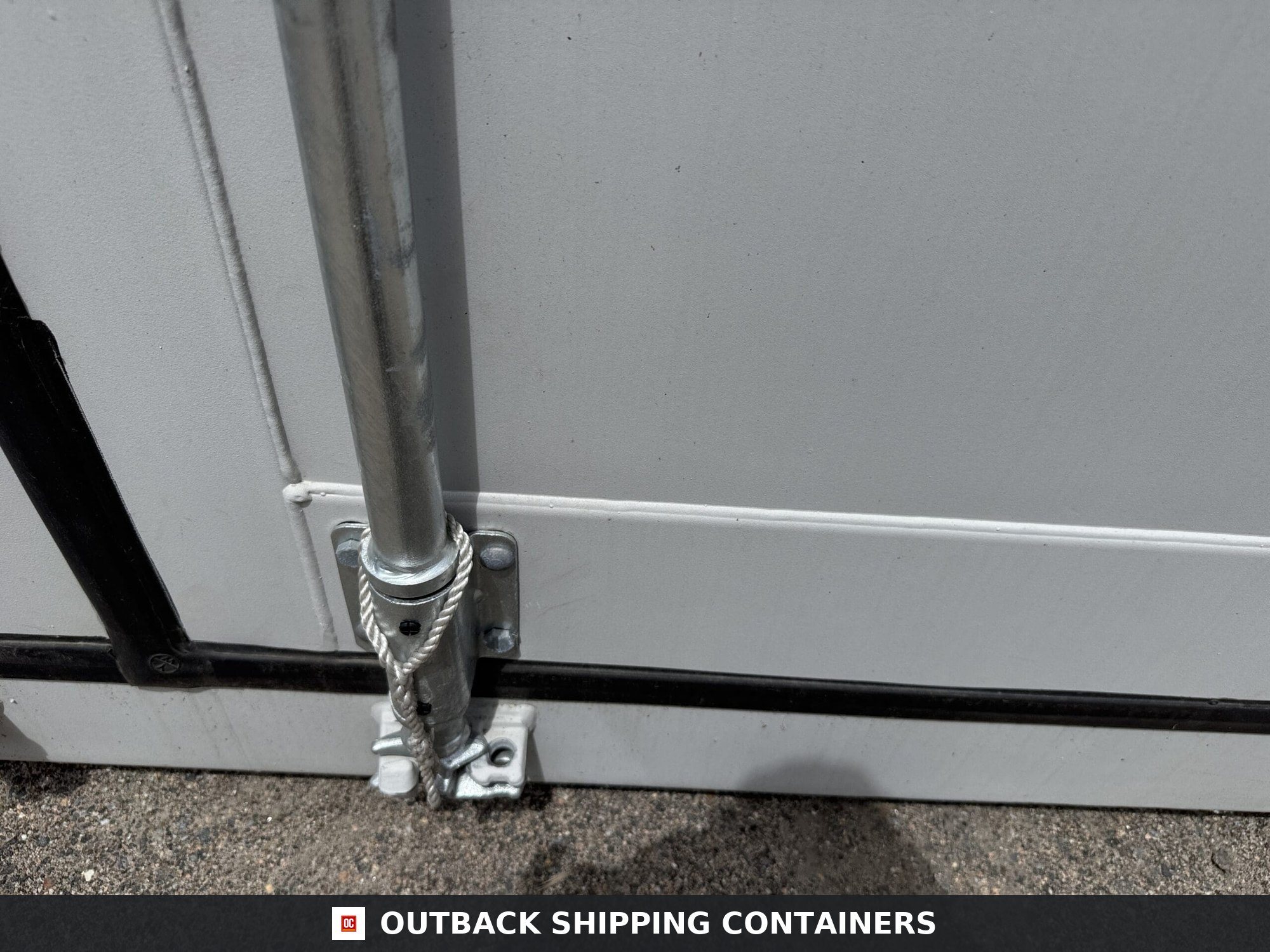 20ft New Shipping Container – Wind & Watertight – Gray — 20ft — new (image 7 of 12)