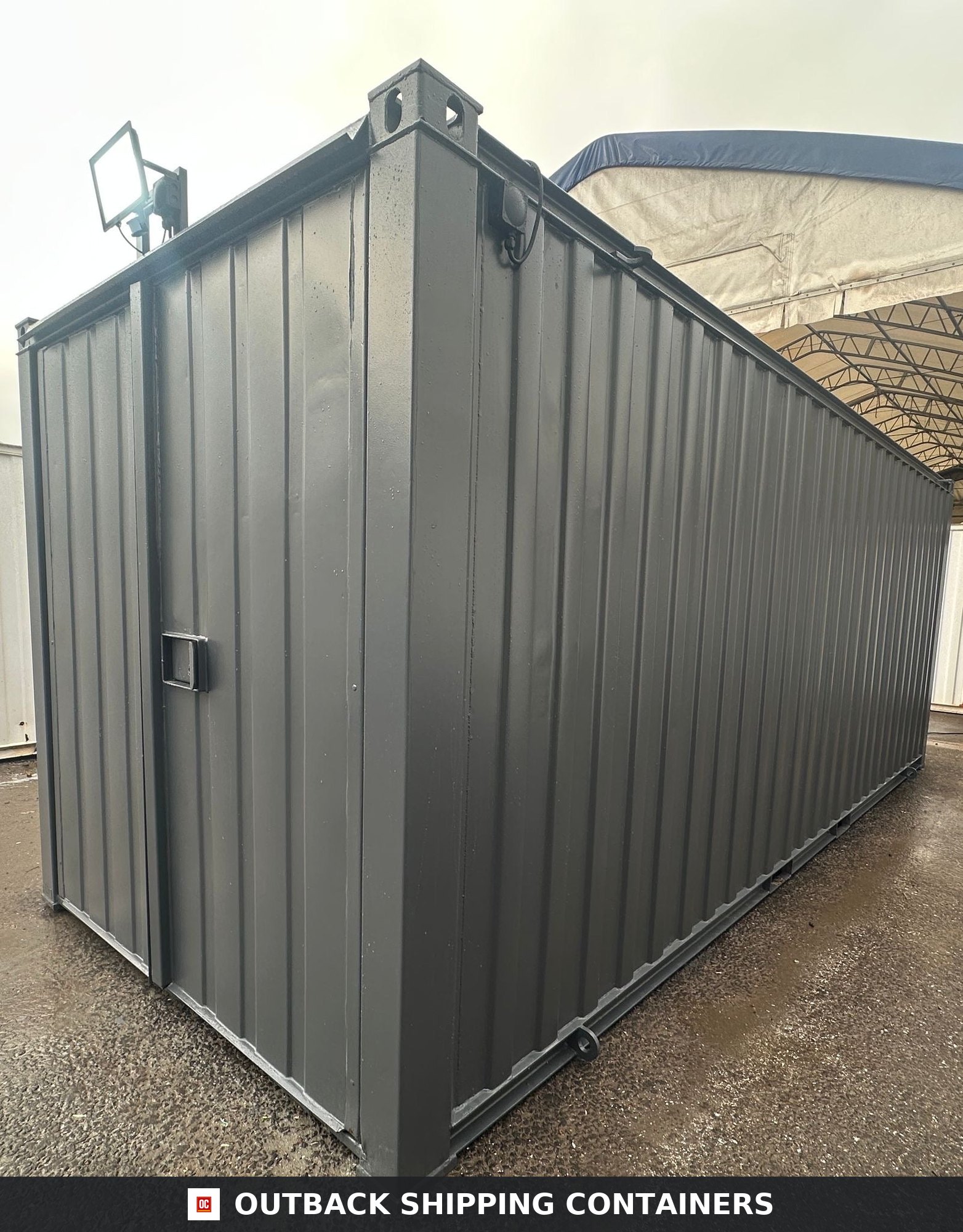 21ft x 8ft Steel Secure Store with Electric Pack — Anti-Vandal Portable Storage — gallery view 5