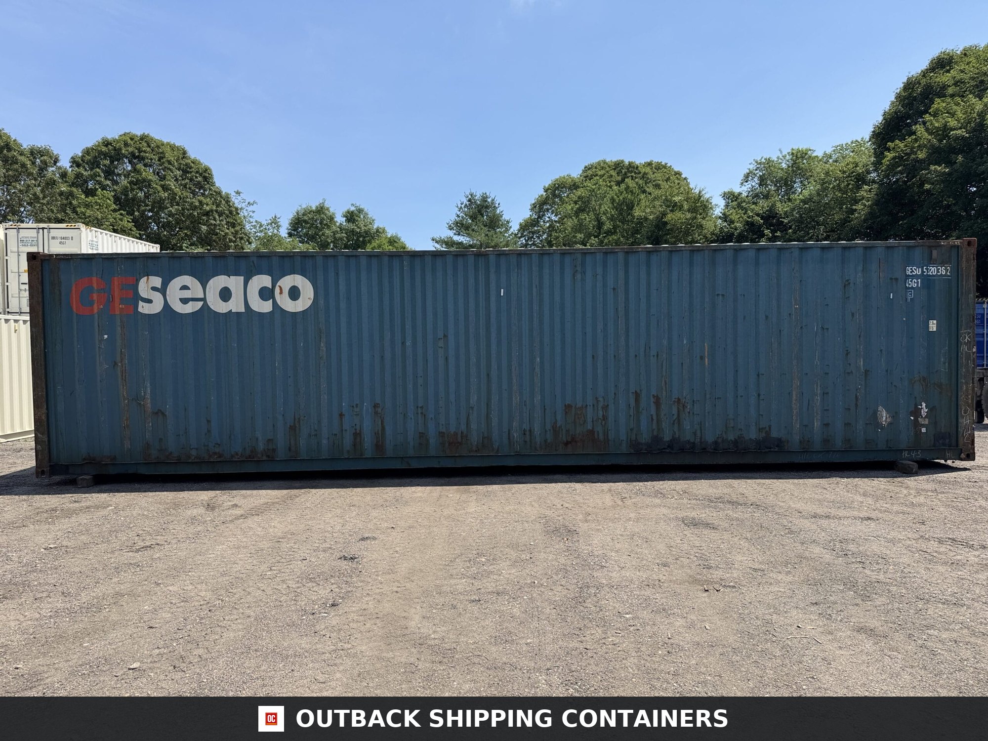 40ft Used High Cube Shipping Container – Wind & Watertight – Blue — 40ft — used (image 10 of 12)