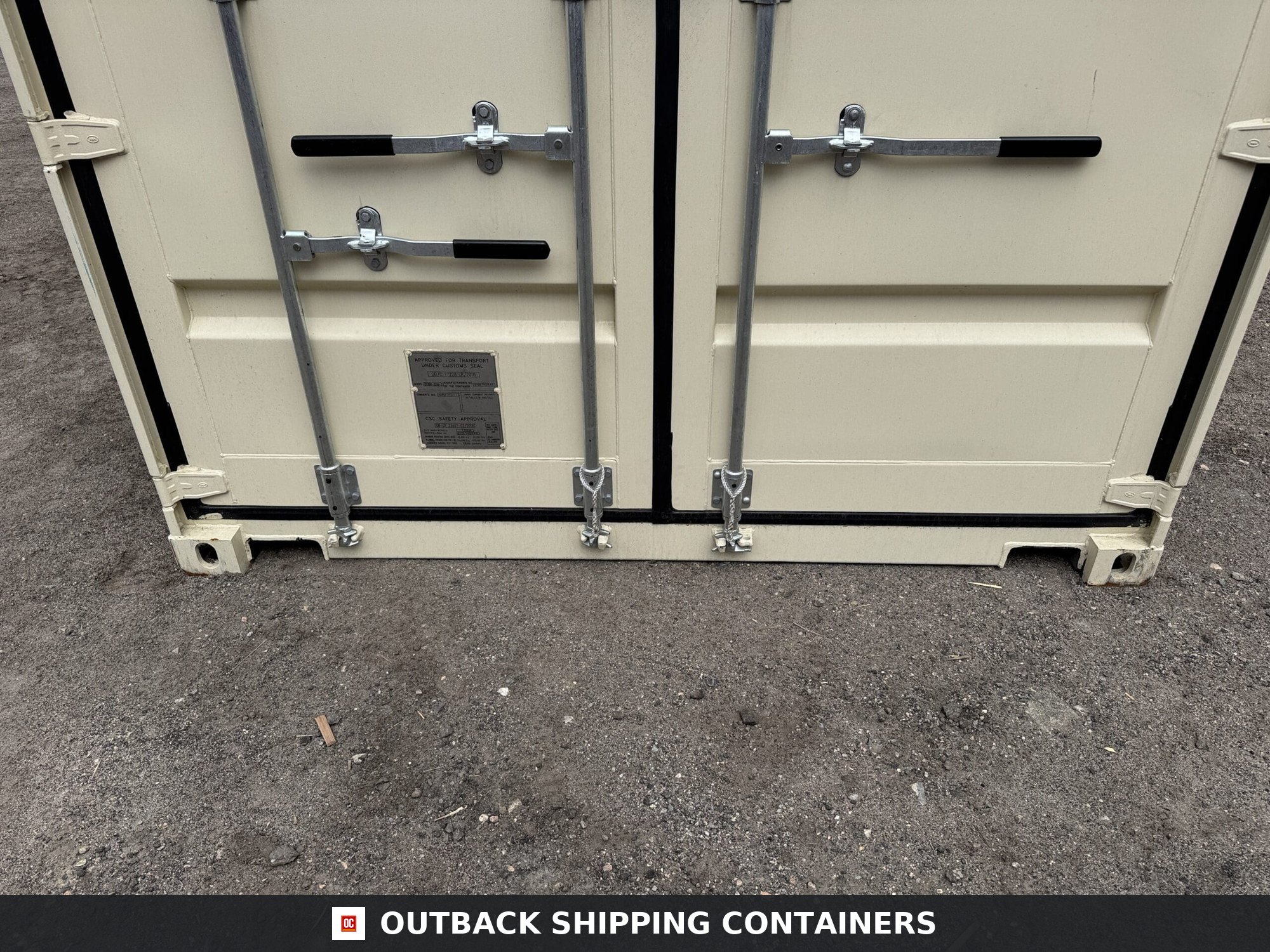 20ft New High Cube Shipping Container – Wind & Watertight – Beige — 20ft — new (image 10 of 12)