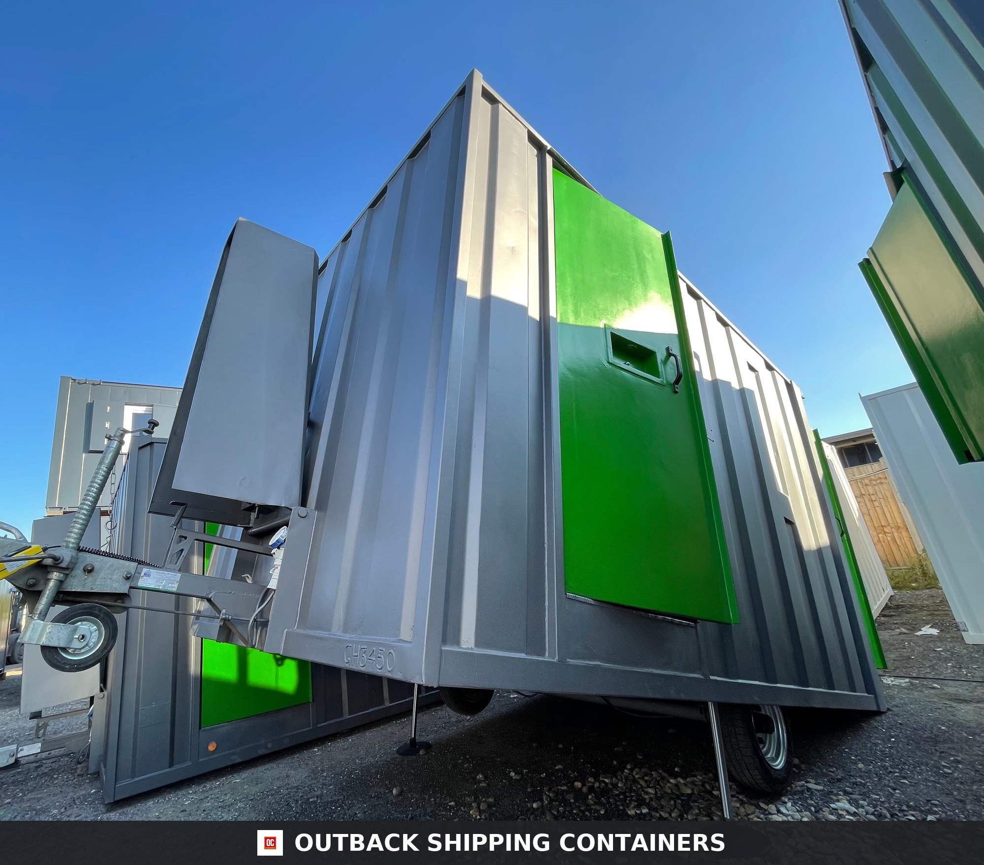 Towable Groundhog Mobile Welfare |Towable Canteen, Office, WC, Drying Room — Side Profile View Groundhog Mobile Welfare Canteen Office WC Drying Room No 563