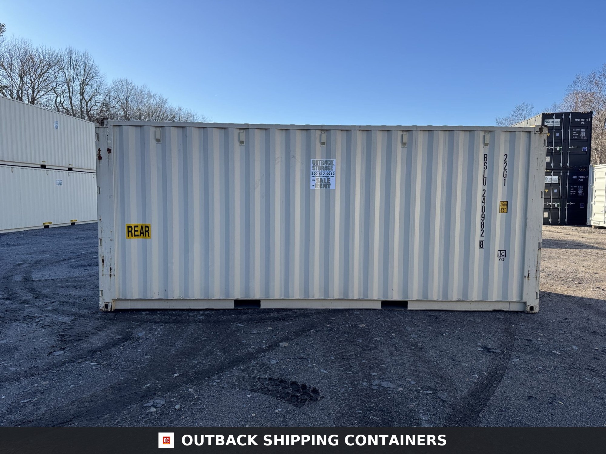 20ft New Shipping Container – Wind & Watertight – Beige — 20ft — new (image 9 of 12)