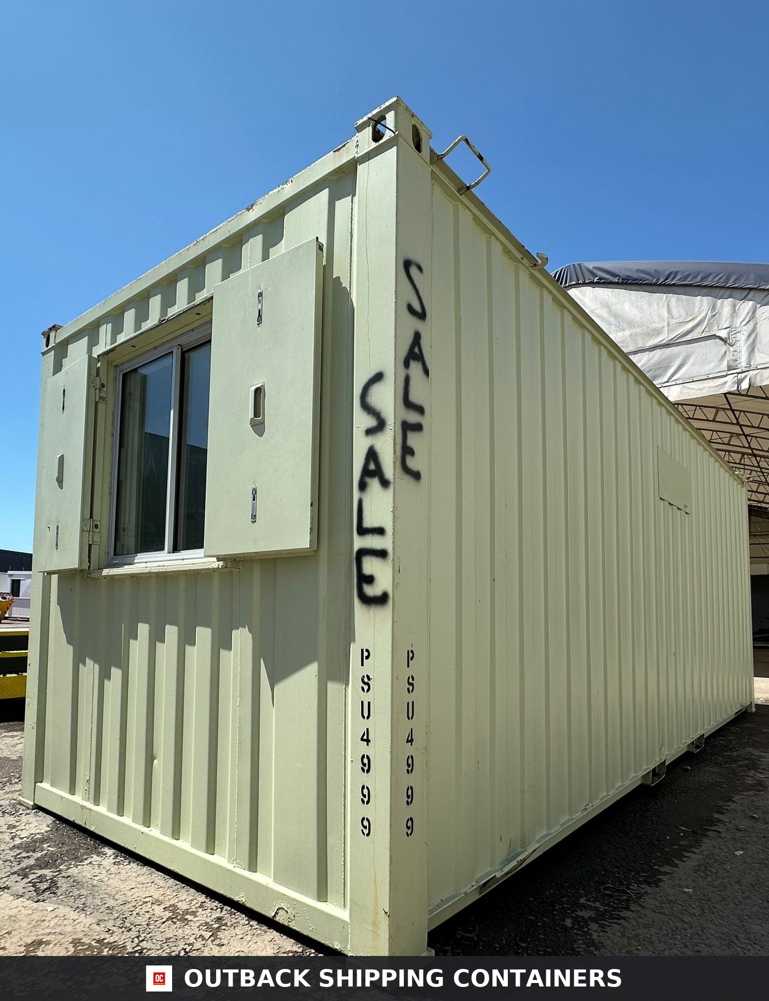 21x8ft for Sale — Interior View | Outback Shipping Containers 21x8ft — Canteen / Office — Building Site Accommodation — Portable Anti-Vandal - image 5