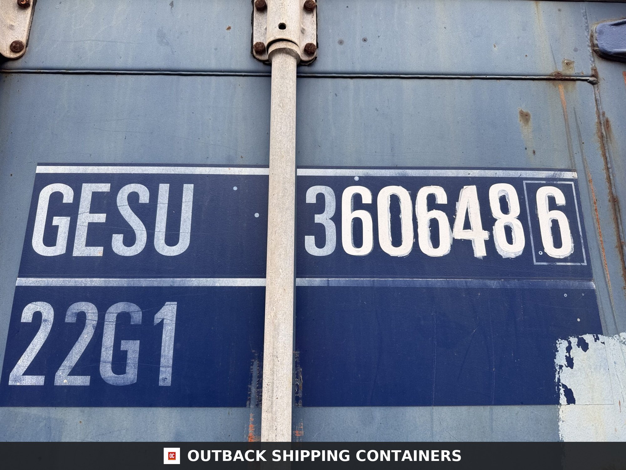 20ft Used Shipping Container – Wind & Watertight – Blue — 20ft — used (image 2 of 12)
