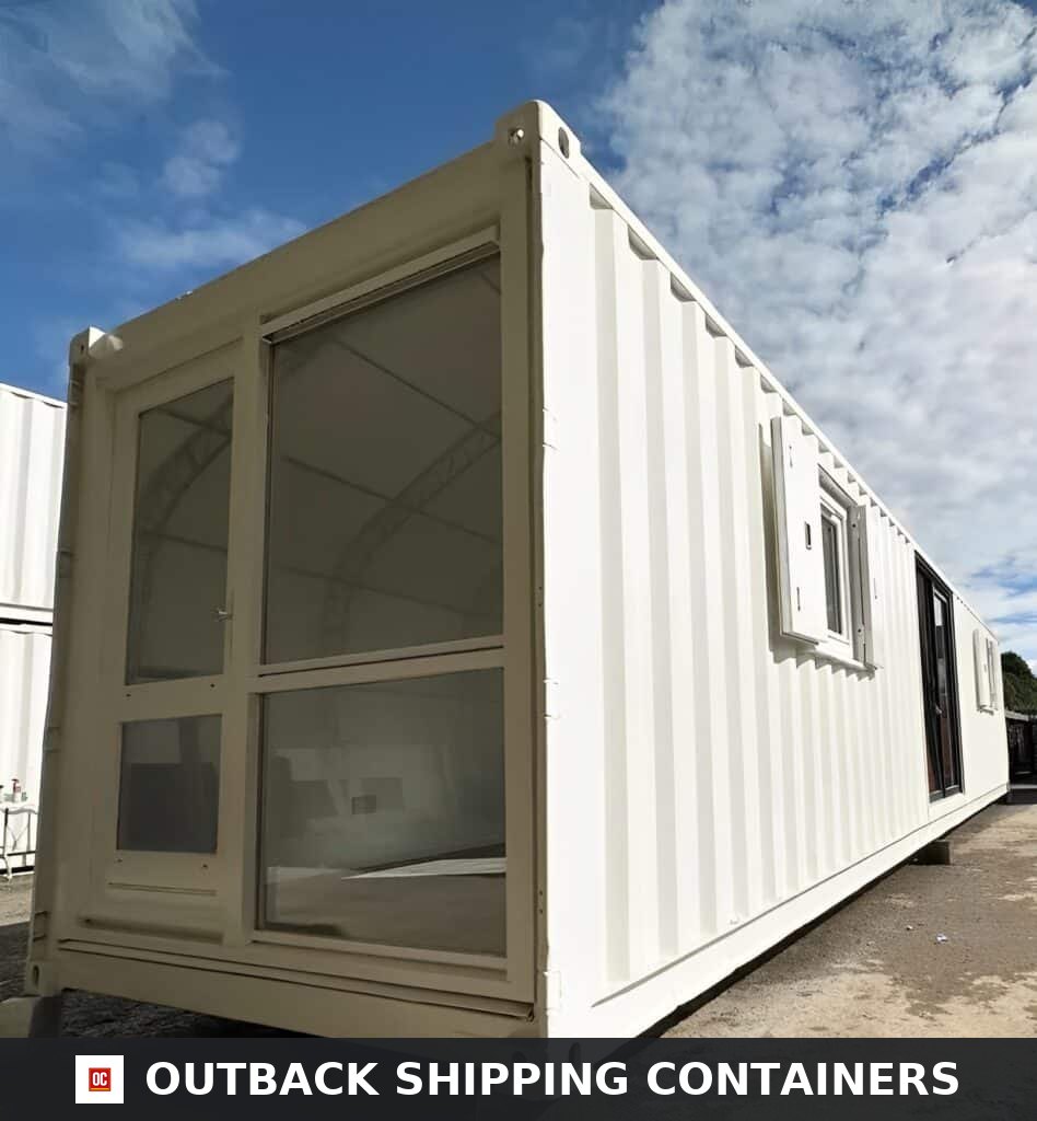 Converted 40ft Shipping Container | Open Plan Office | Portable Container Building — 40ft — new (image 7 of 13)