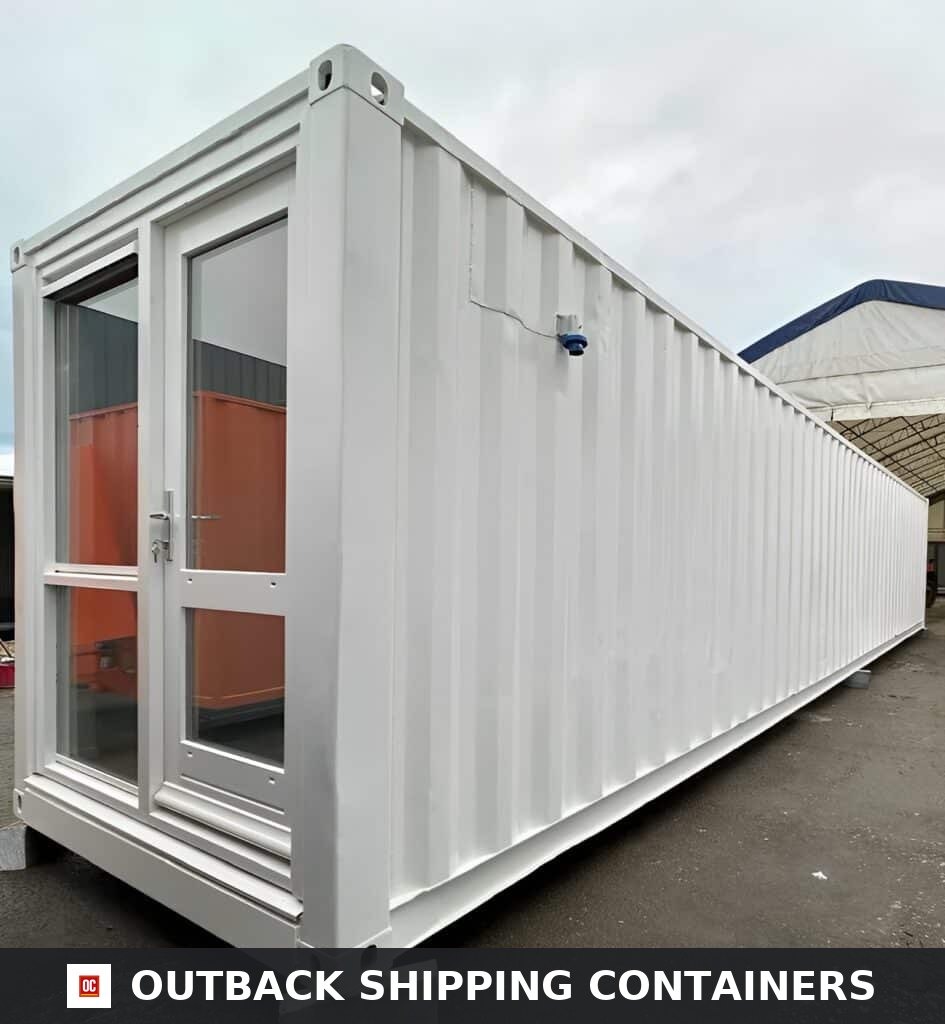 Converted 40ft Shipping Container | Open Plan Office | Portable Container Building — 40ft — new (image 6 of 13)