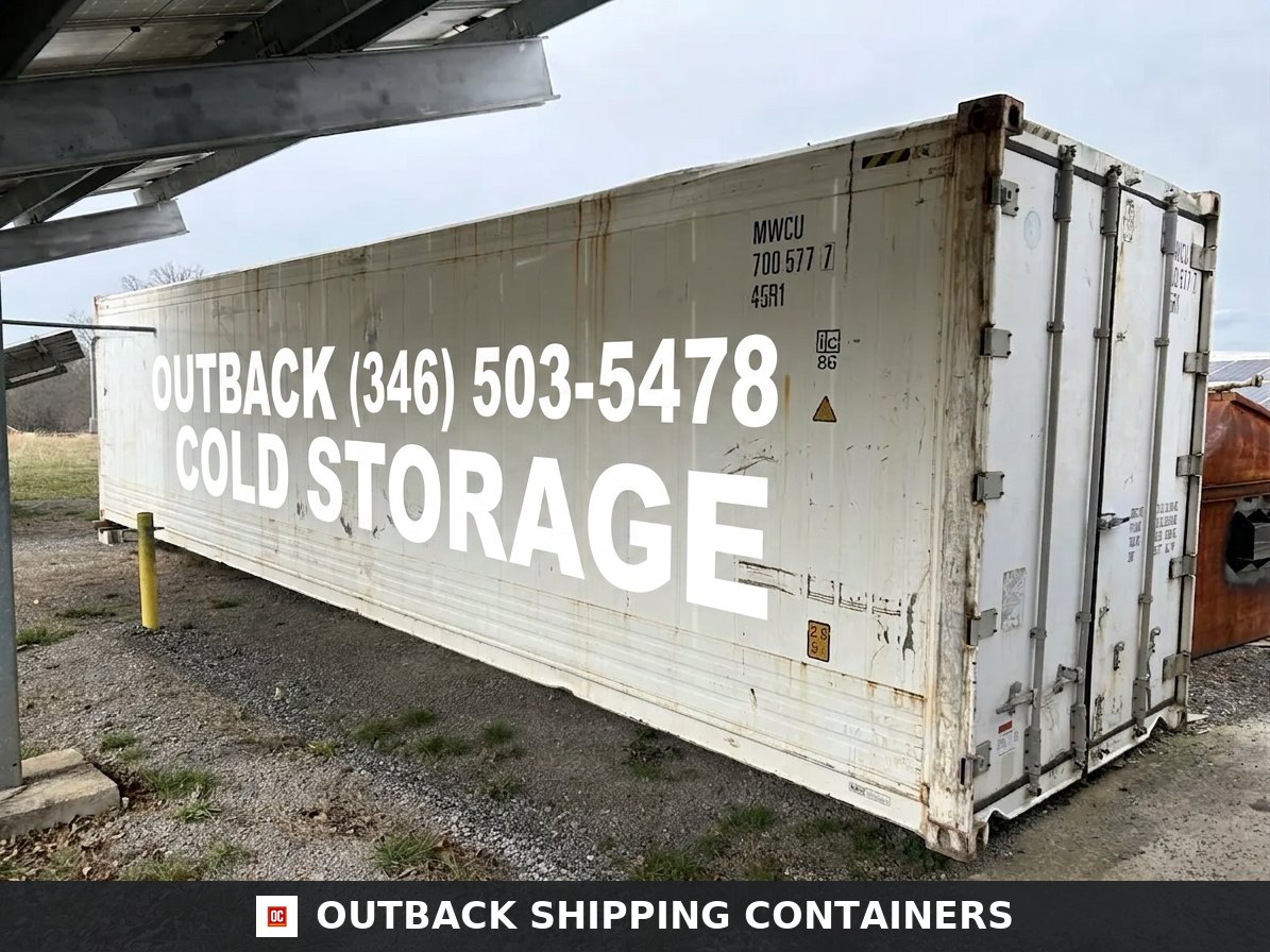 Maersk RAHC-031 Used 40ft Cold Storage Reefer Container – Model CCR18060 — Side Profile View Maersk RAHC-031 Used 40ft Cold Storage Reefer Container – Model CCR18060 — 40ft refrigerated container (image 1 of 6)