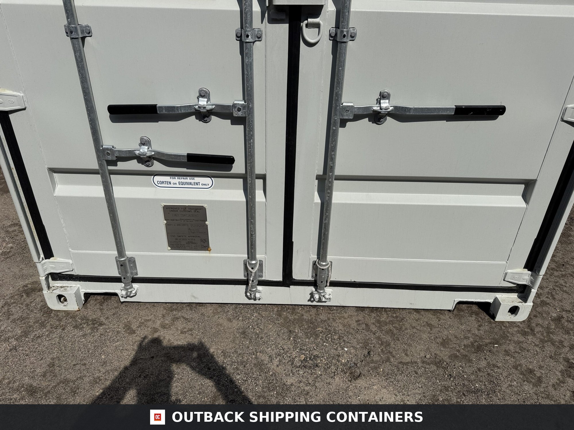 40ft New High Cube Shipping Container – Wind & Watertight – Gray — 40ft — new (image 6 of 12)