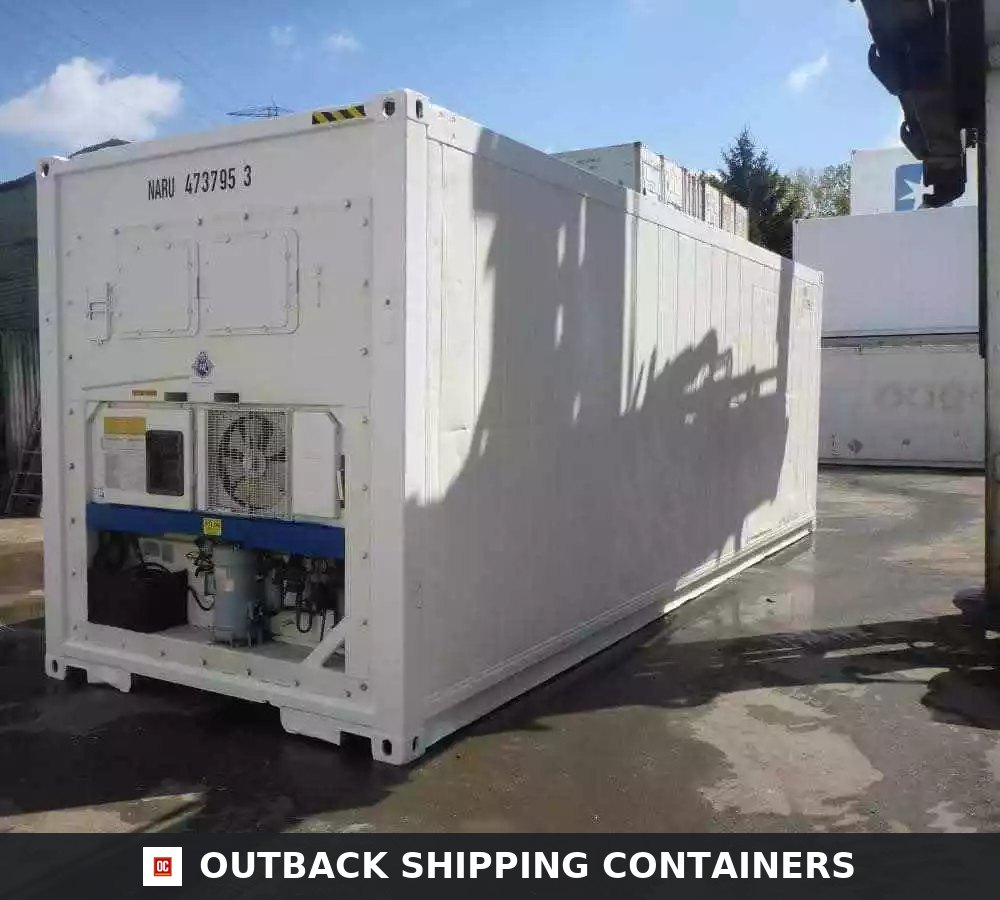30 Feet Freezer Container Customized Mobile Cold Storage Cell Container — Side Profile View 30 Feet Freezer Container Customized Mobile Cold Storage Cell Container / Reefer — 30ft refrigerated container (image 2 of 6)
