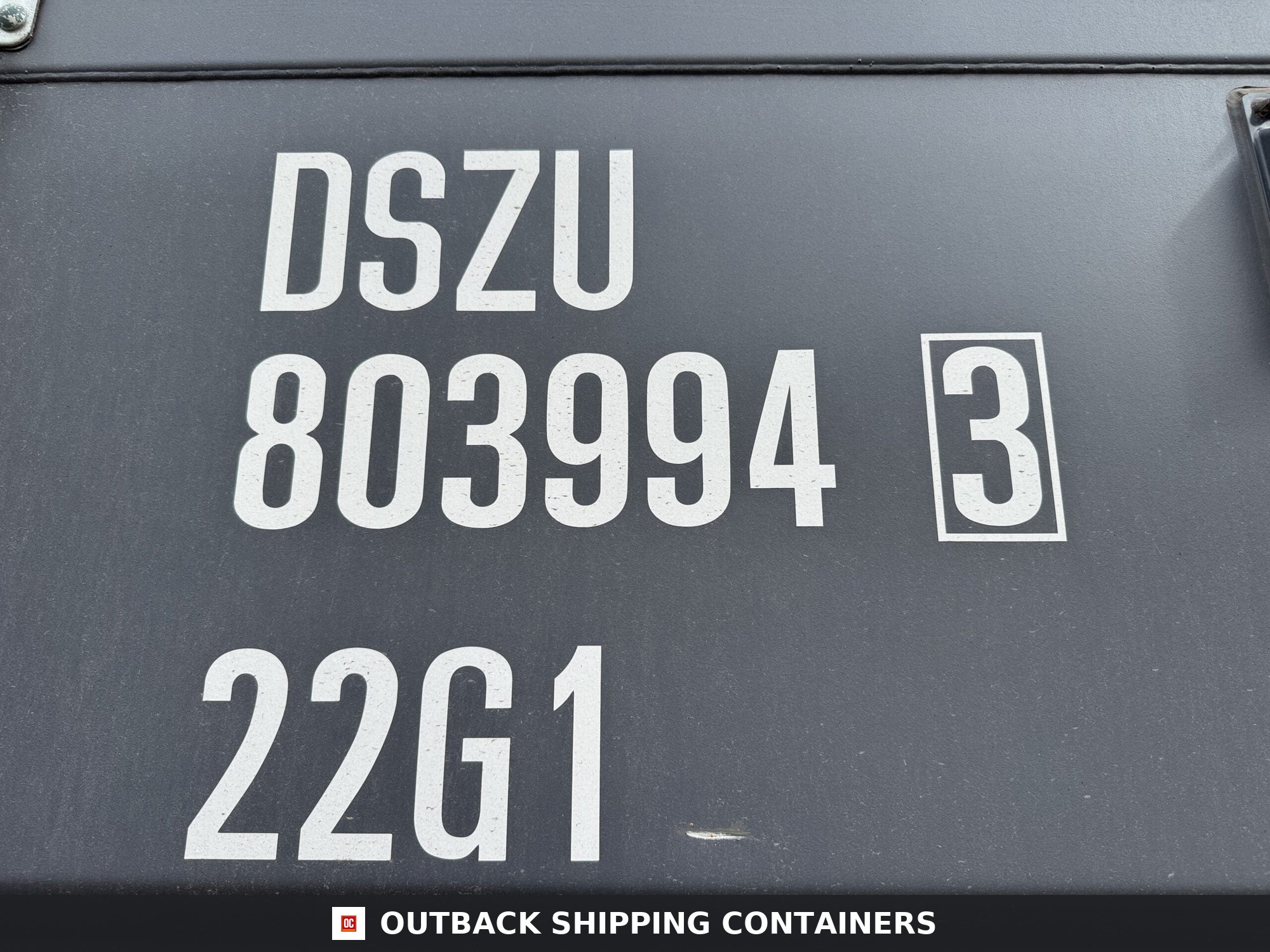 20ft New Shipping Container – Wind & Watertight – Gray — 20ft — new (image 2 of 12)