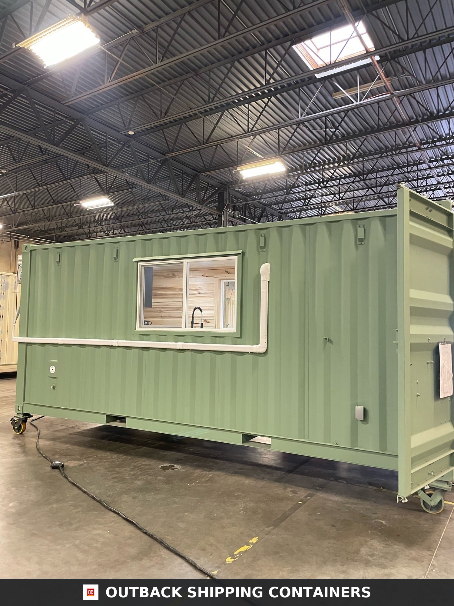 20FT Jack Hunting Container Cabin | Off-Grid Container Home with Kitchen & Rooftop Deck — 20ft — new (image 10 of 17)