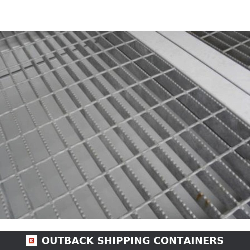 10Ft X 8Ft Open Mesh Floor Bunded Store — Outback Shipping Containers storage container