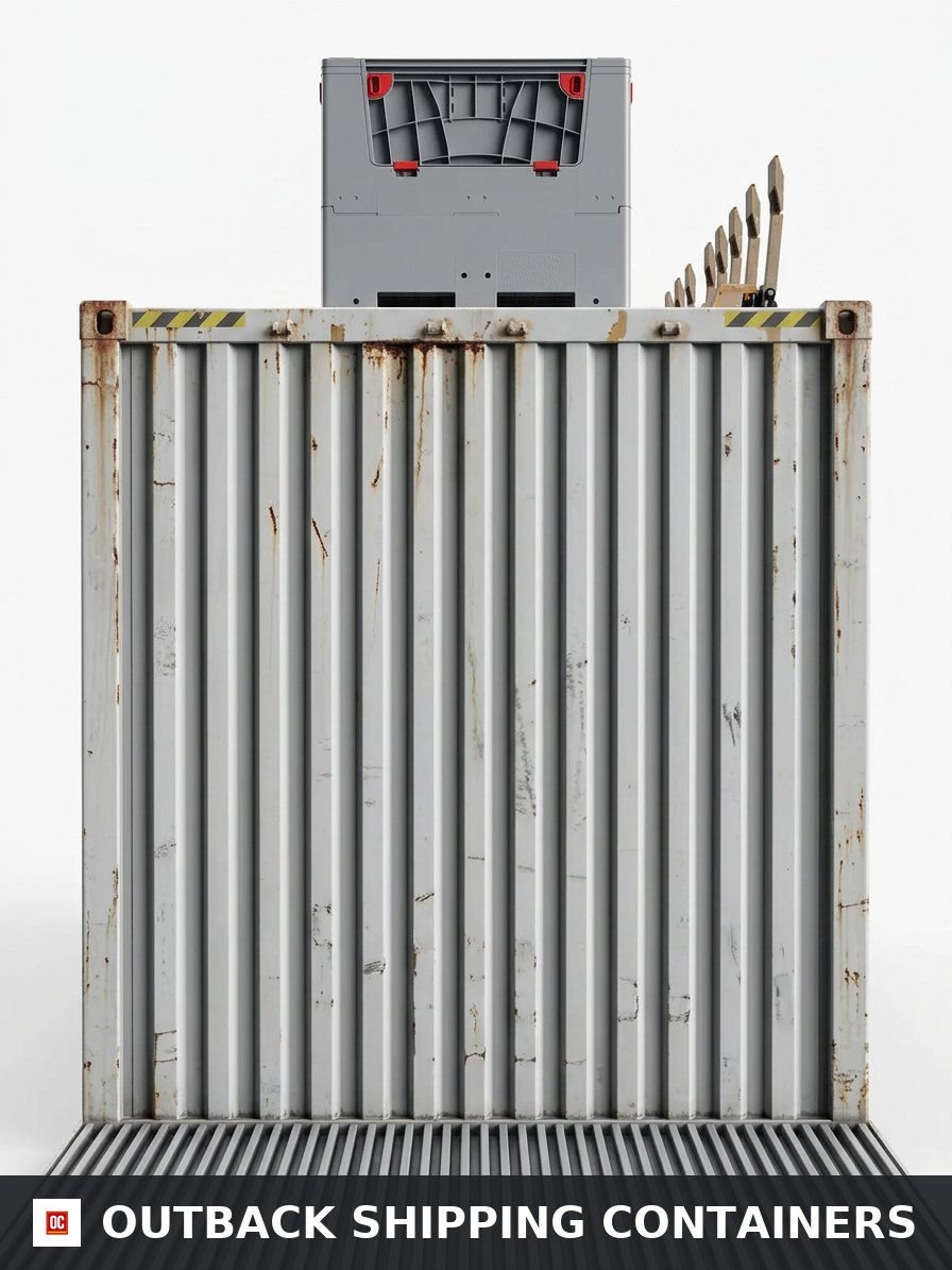 40Ft High Cube Refrigerated Storage Container Carrier Primeline YOM 2012 — Rear Exterior View 40Ft High Cube Refrigerated Storage Container Carrier Primeline YOM 2012 — 40ft — used — refrigerated containers (image 4 of 4)