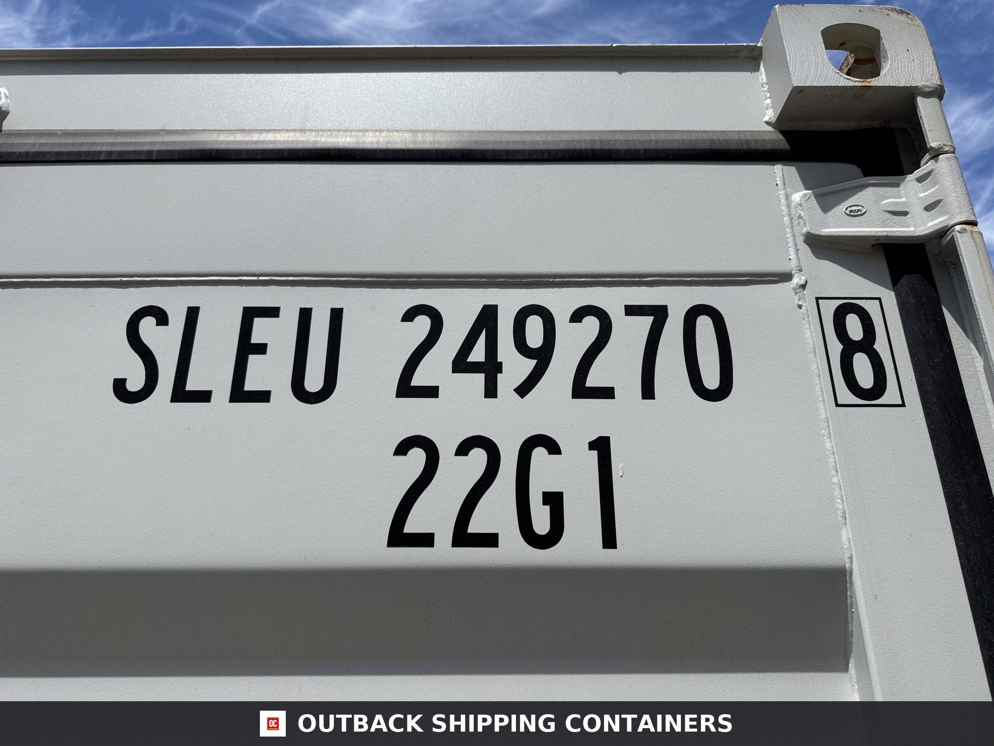 20ft New Shipping Container – Wind & Watertight – Gray — 20ft — new (image 2 of 12)