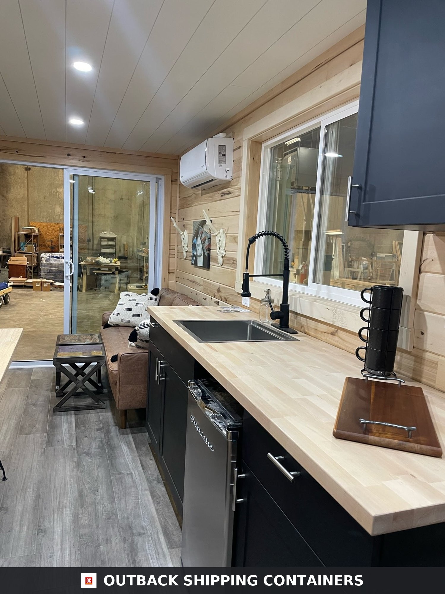 20FT Jack Hunting Container Cabin | Off-Grid Container Home with Kitchen & Rooftop Deck — 20ft — new (image 7 of 17)