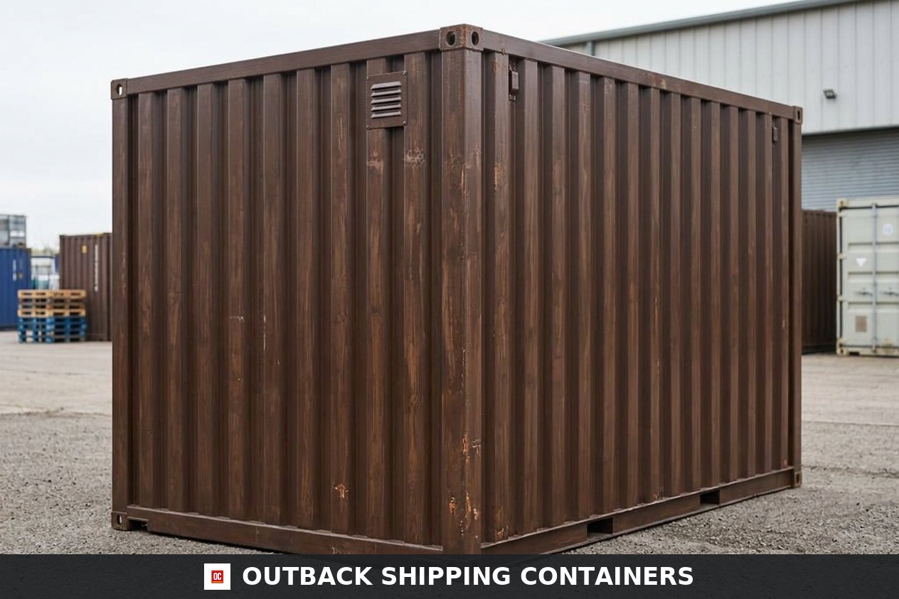 Wood-Effect Flat Packed Storage Container 2M X 2.1M — new — storage containers (image 5 of 6)