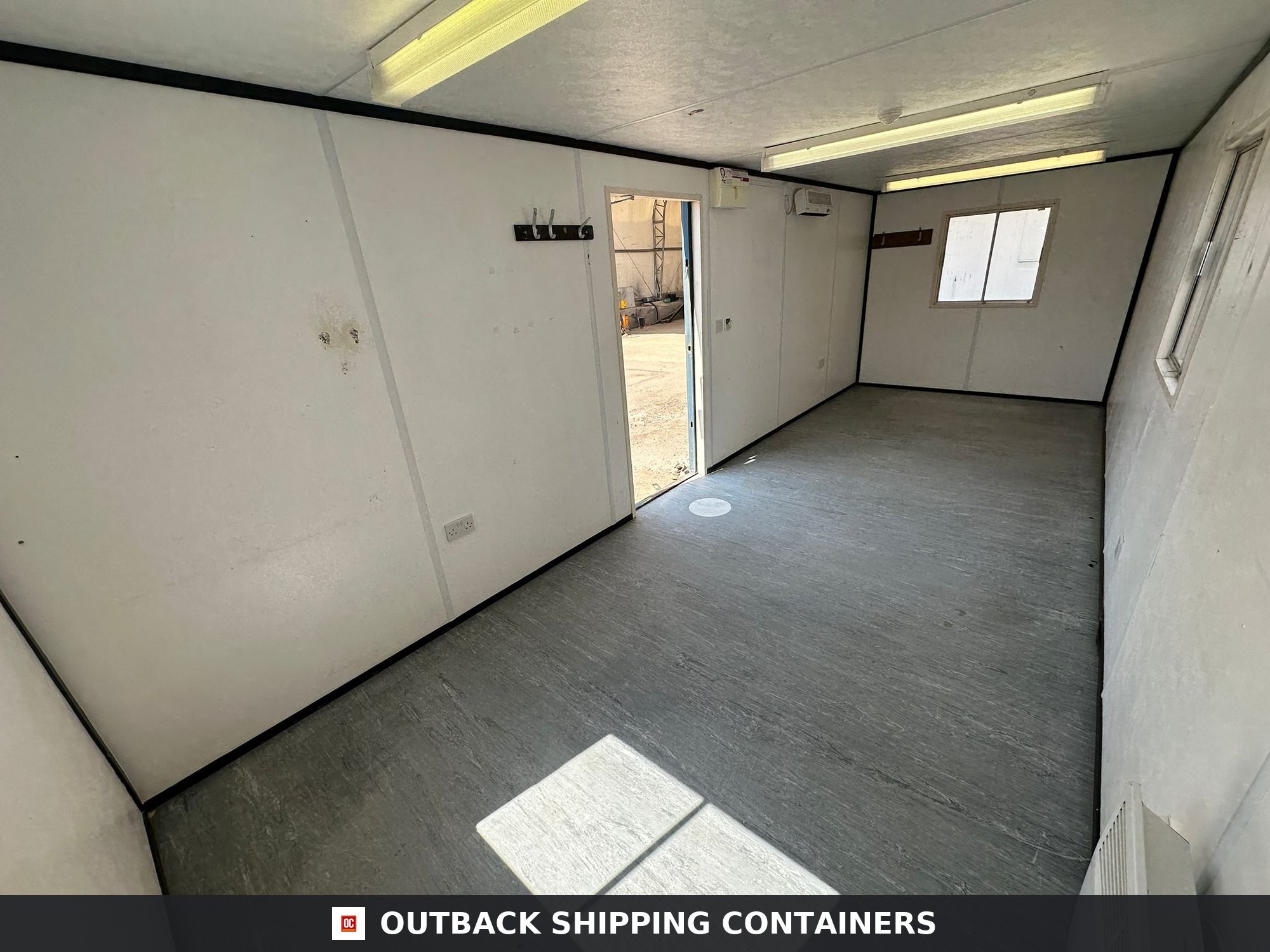 24x9ft for Sale — Door and Entry Detail | Outback Shipping Containers 24x9ft — Office / Canteen — Building Site Accommodation — Portable Anti-Vandal - image 6